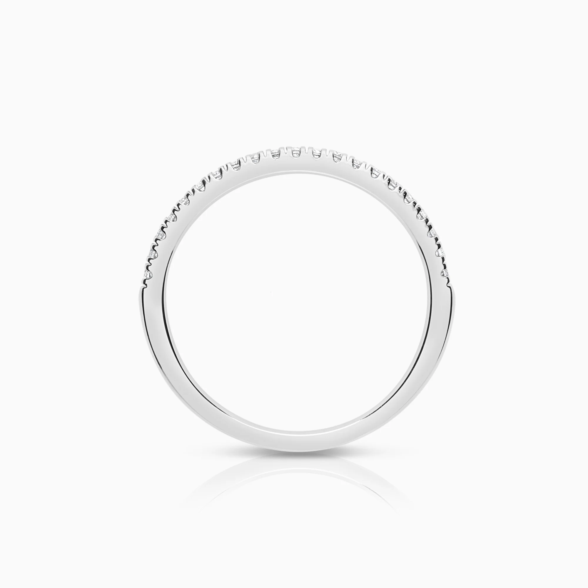 Eternity Ring with diamonds 0.10ct 18K white gold - Image 2