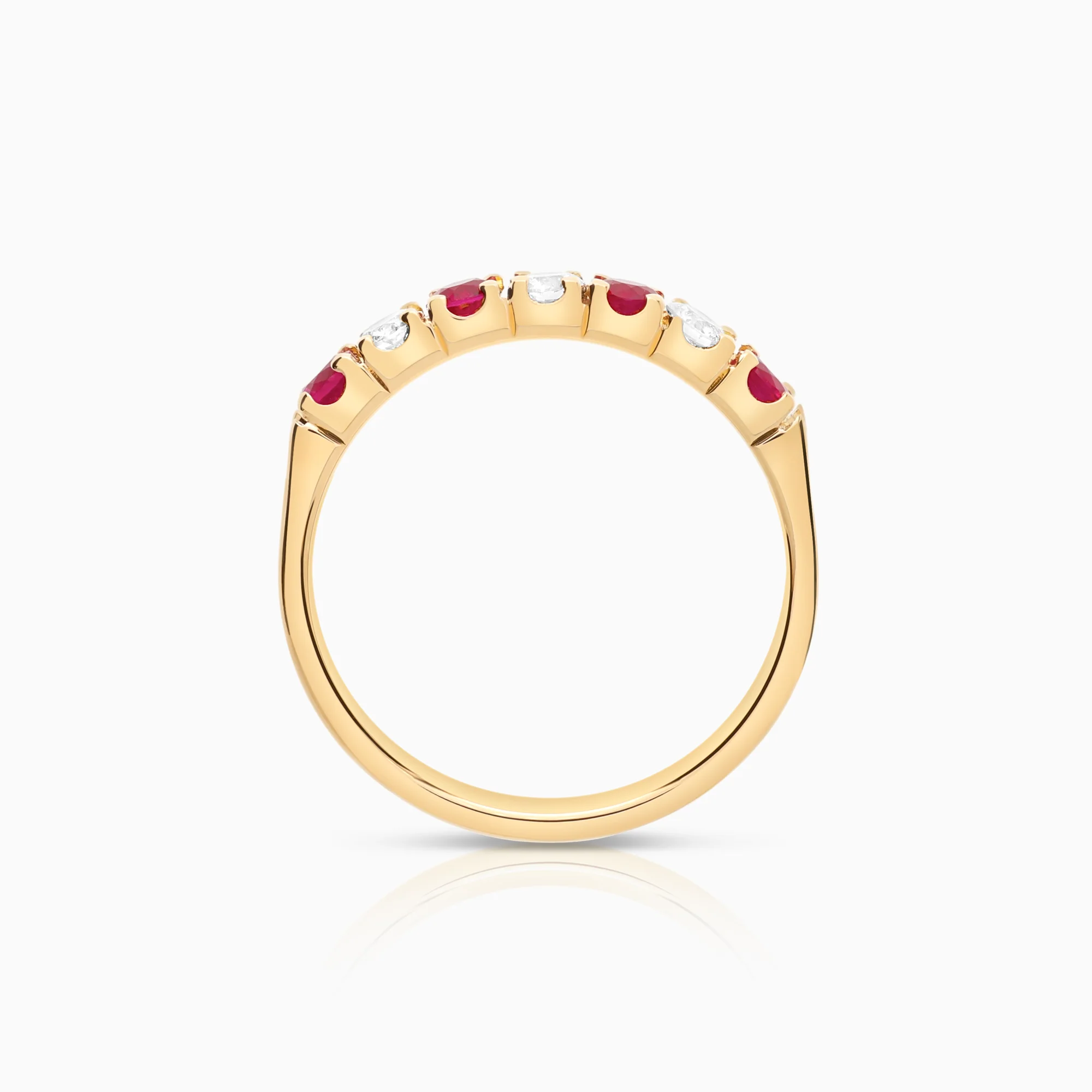 Eternity Ring rubies 0.21ct 18K gold - Image 2