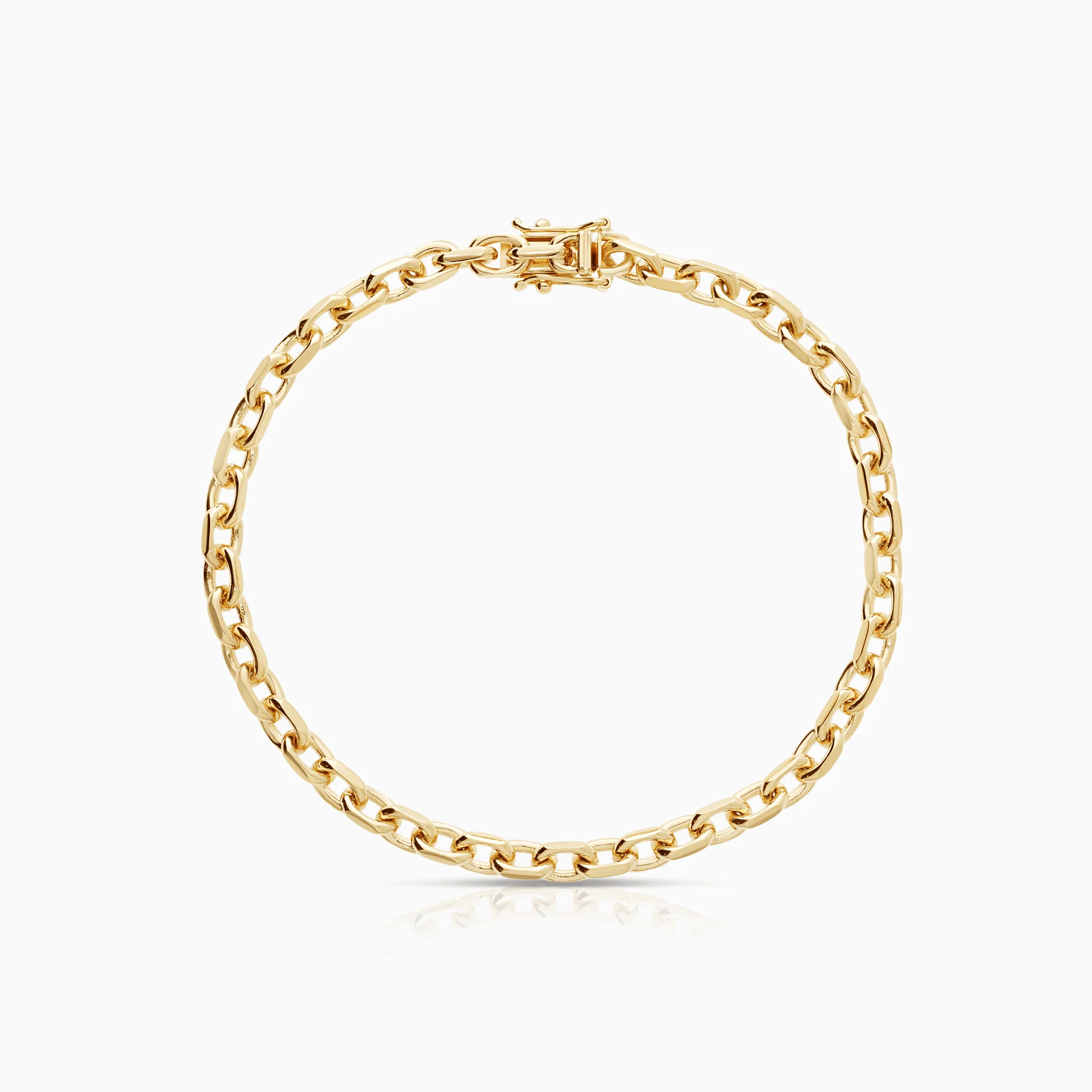 Cable bracelet 17.72g 18K gold