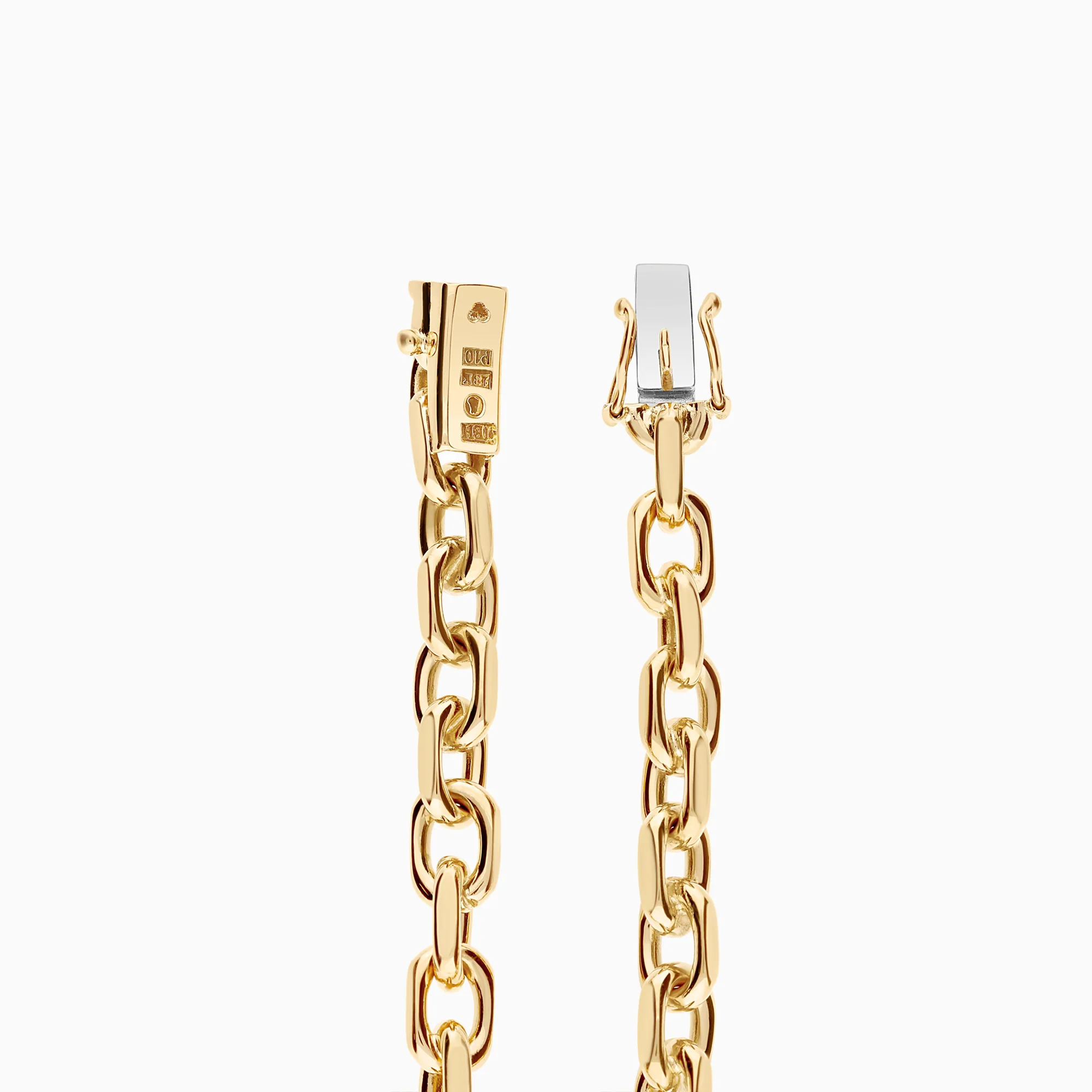 Cable bracelet 21.32g 18K gold - Image 2