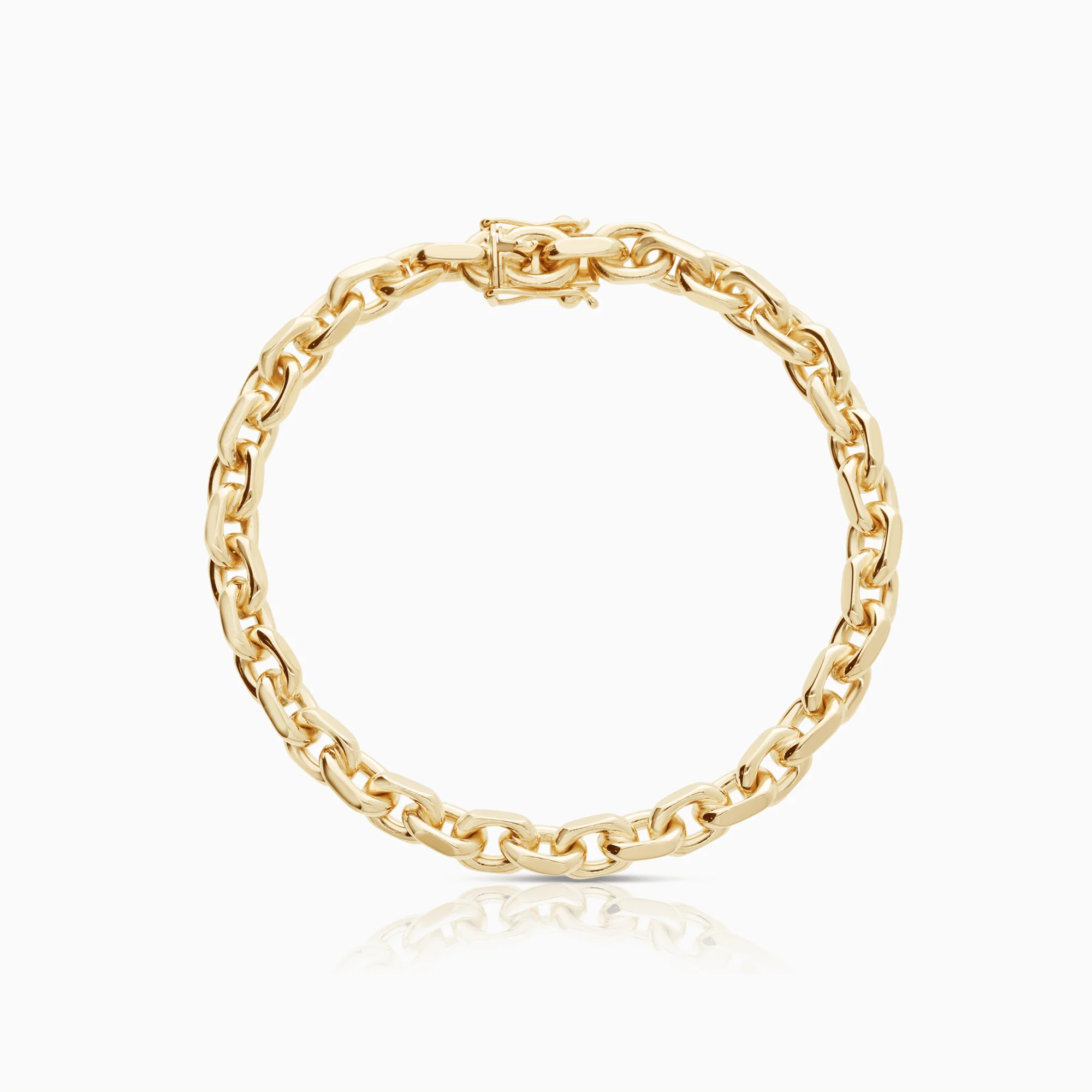 Cable bracelet 30.90g 14K gold