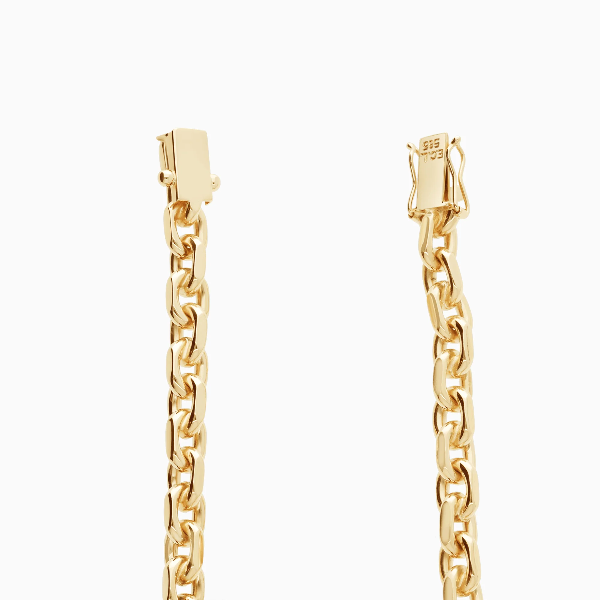 Cable bracelet 30.90g 14K gold - Image 2