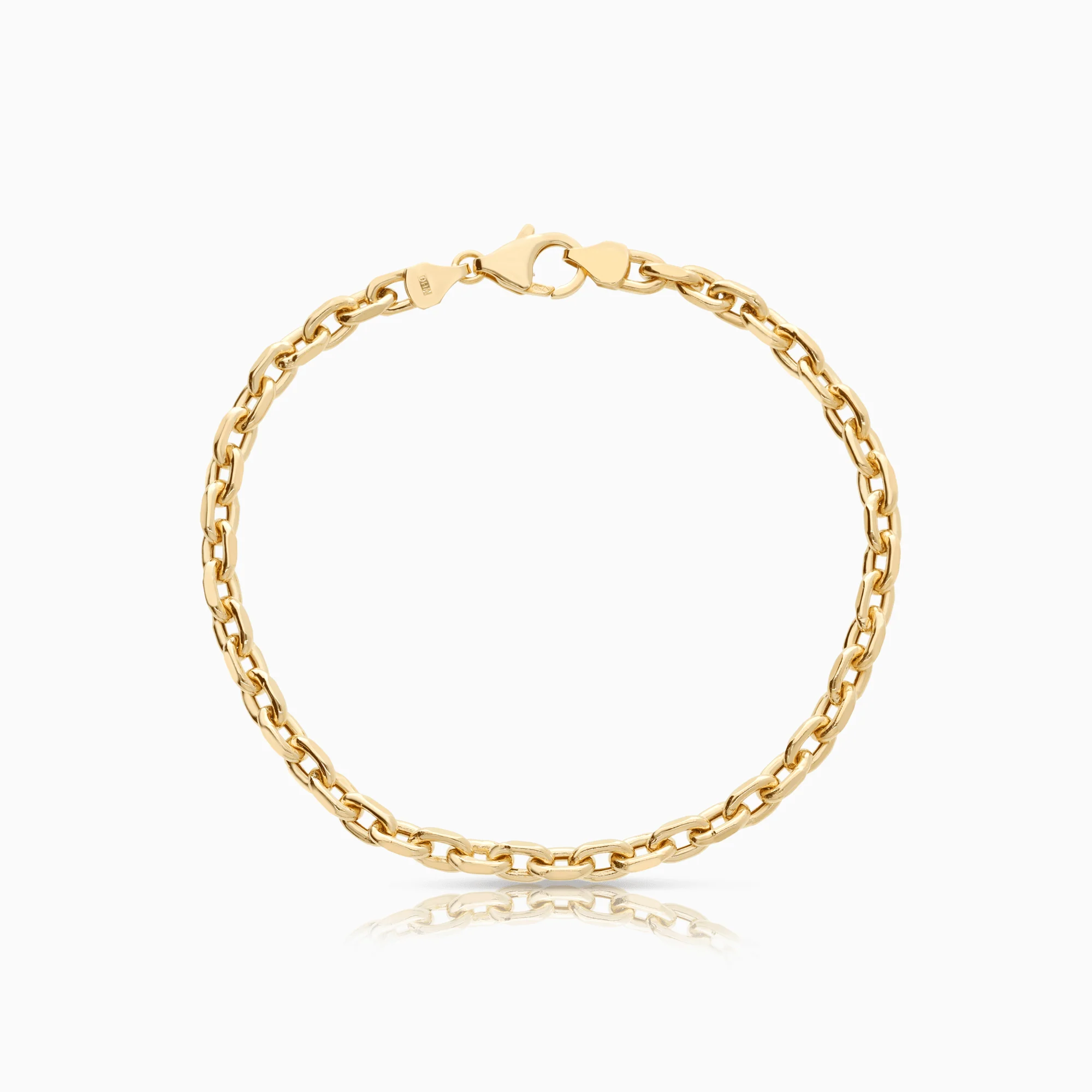 Cable bracelet 6.80g 18K gold
