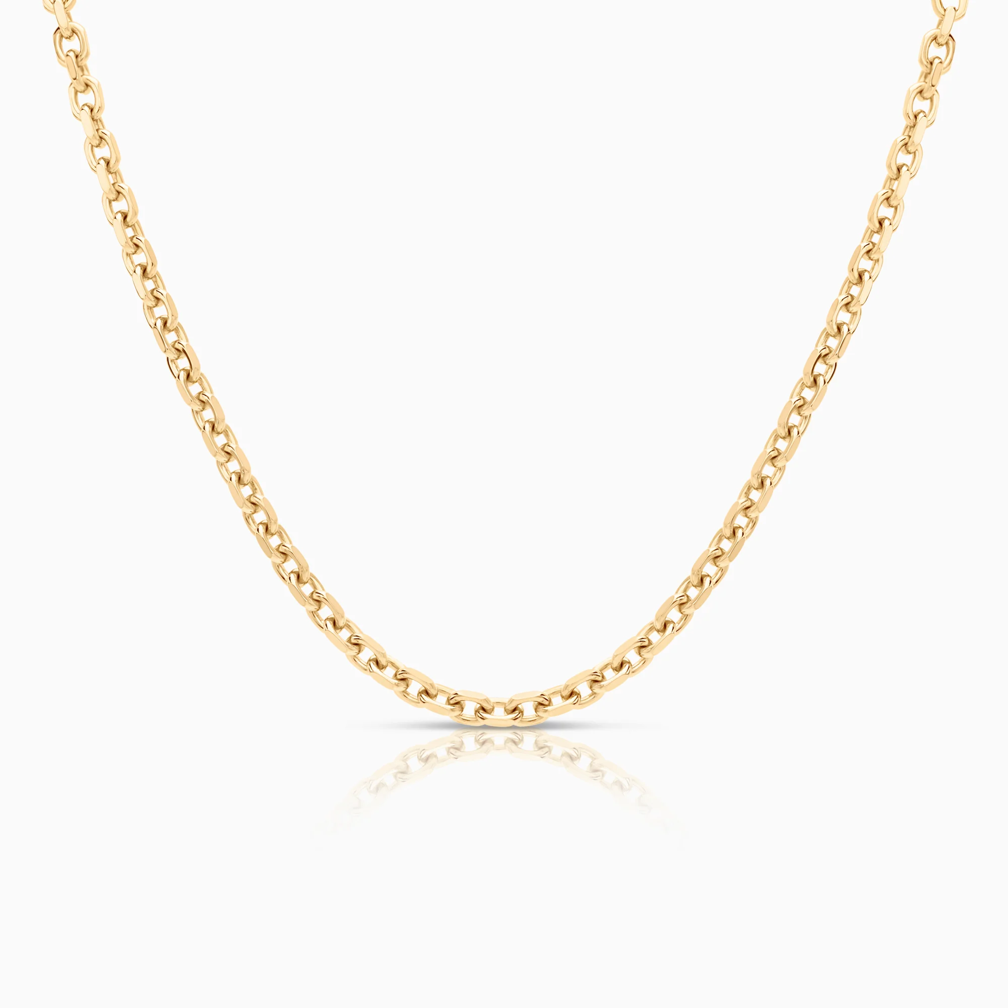 Cable necklace 24.05g 18K gold