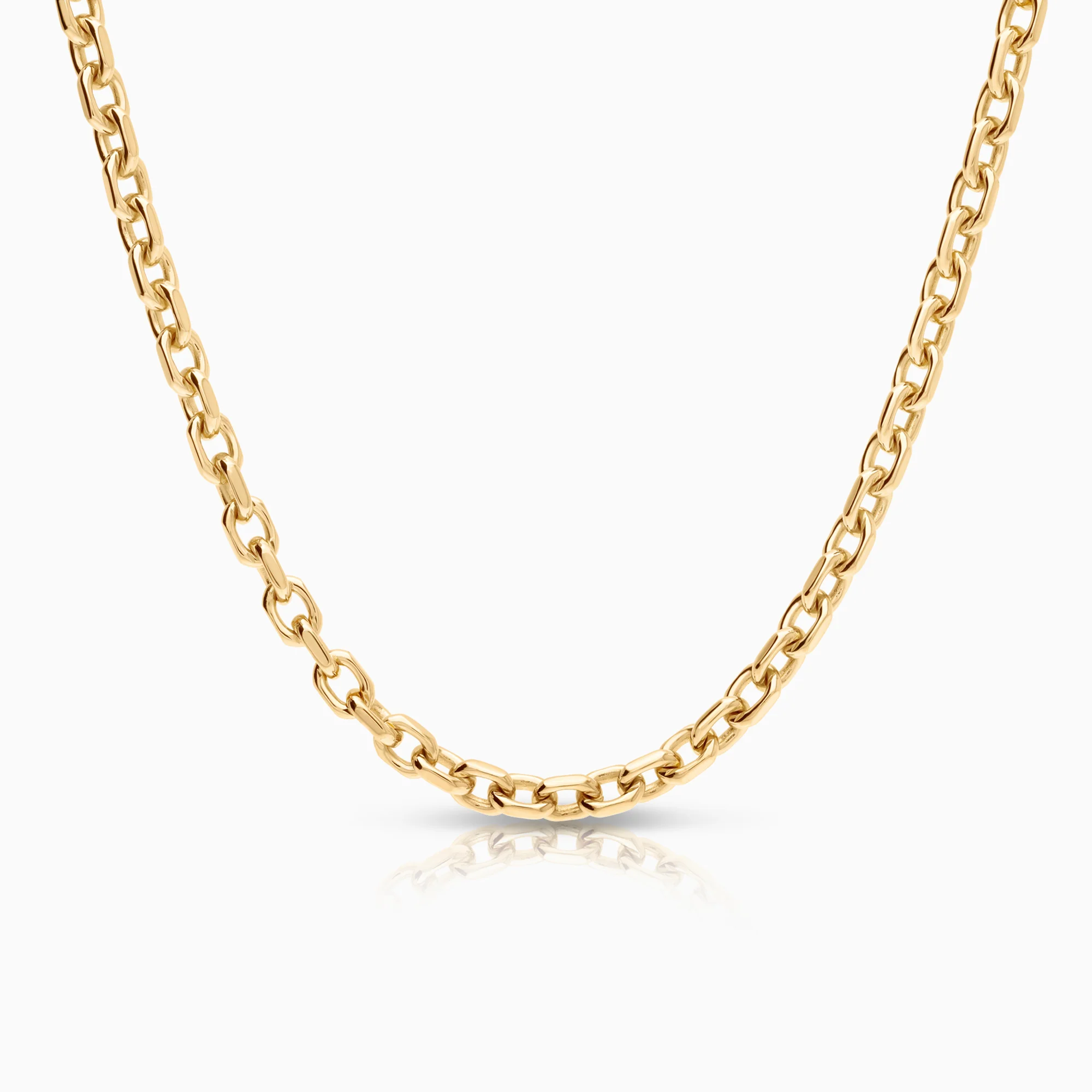 Cable necklace 51.36g 18K gold