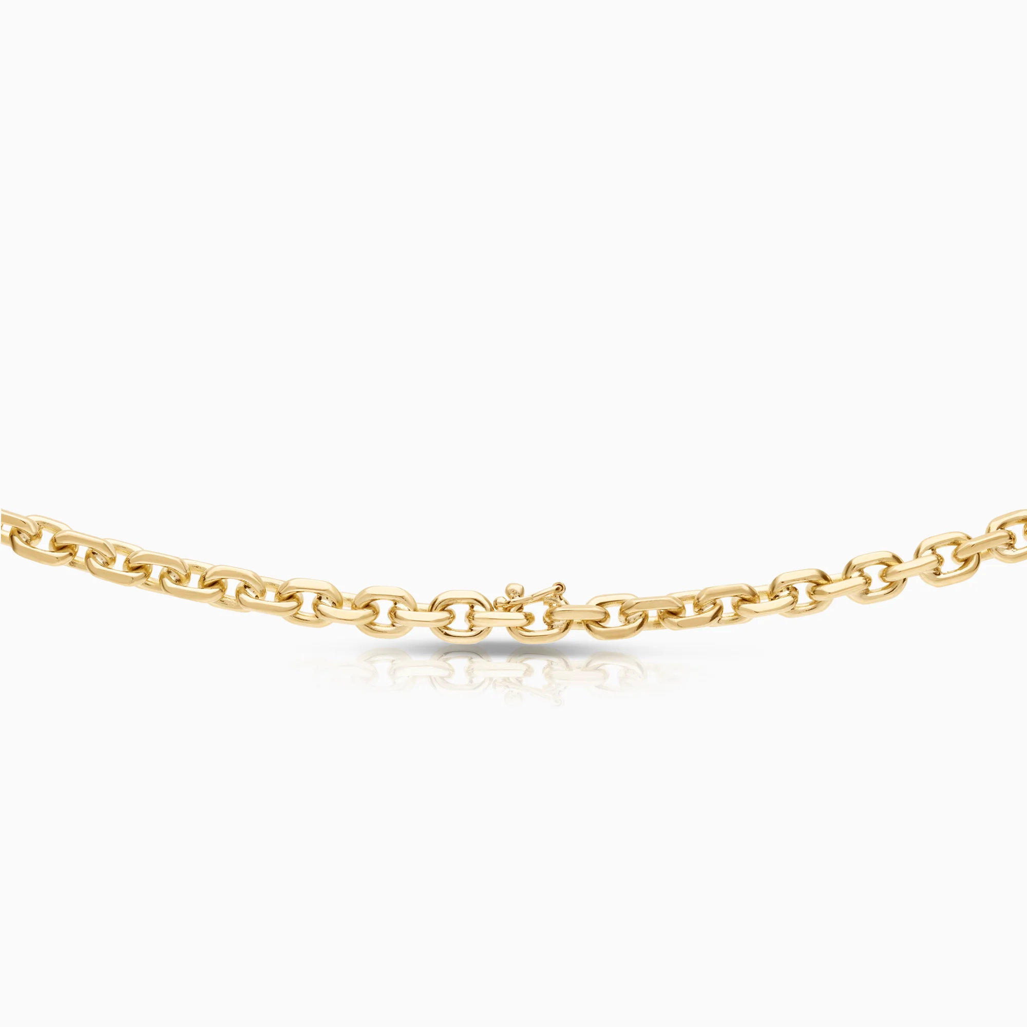 Cable necklace 52.14g 18K gold - Image 3
