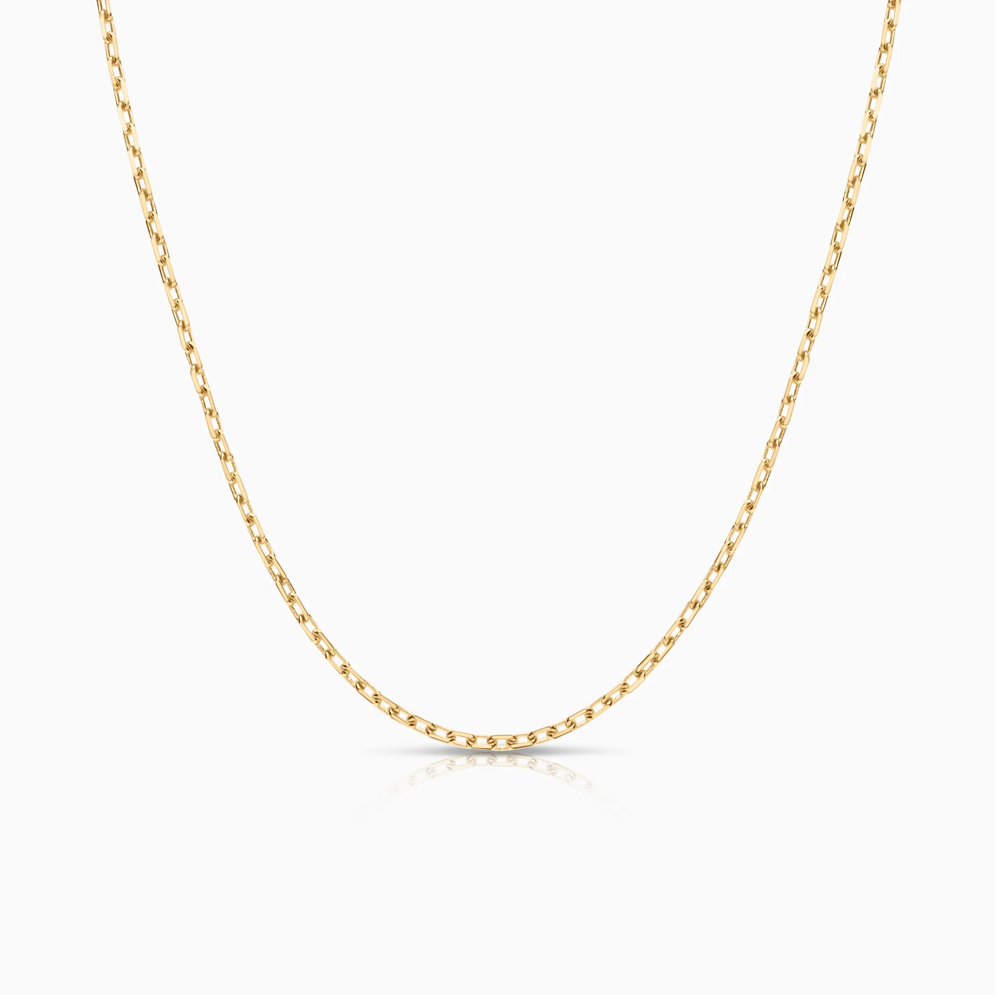Cable necklace 7.25g 18K gold