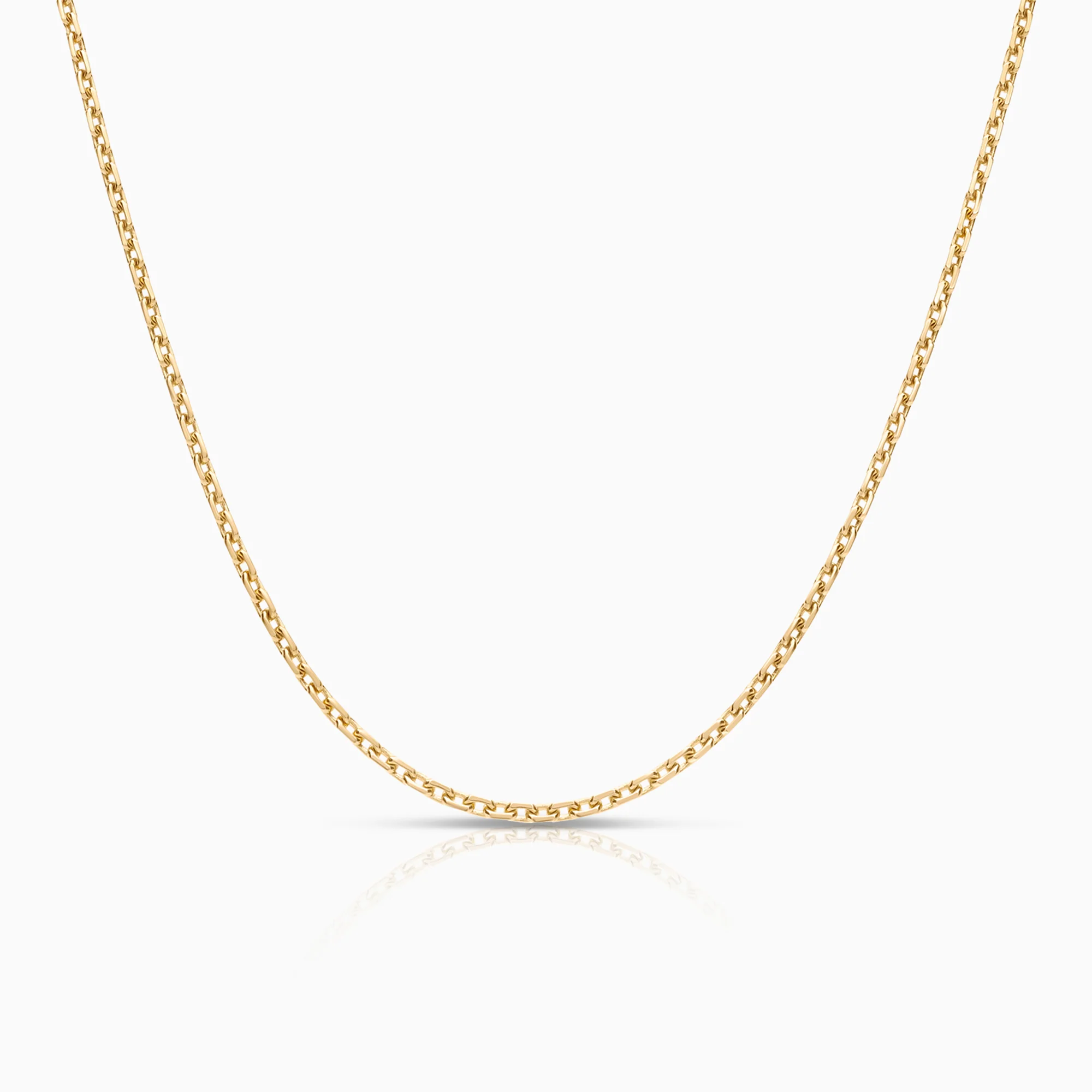 Cable necklace 7.60g 18K gold