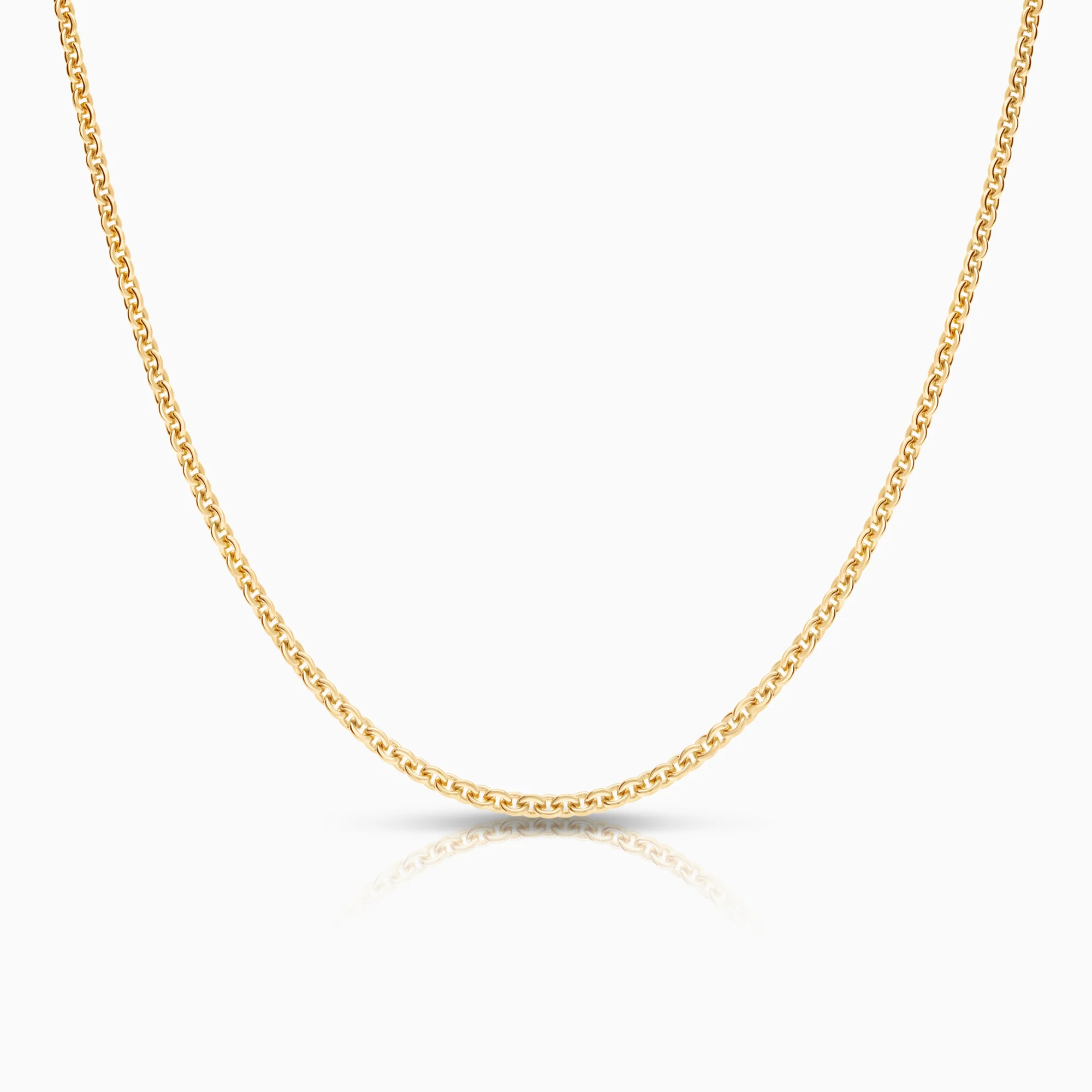 Cable necklace 8.00g 14K gold