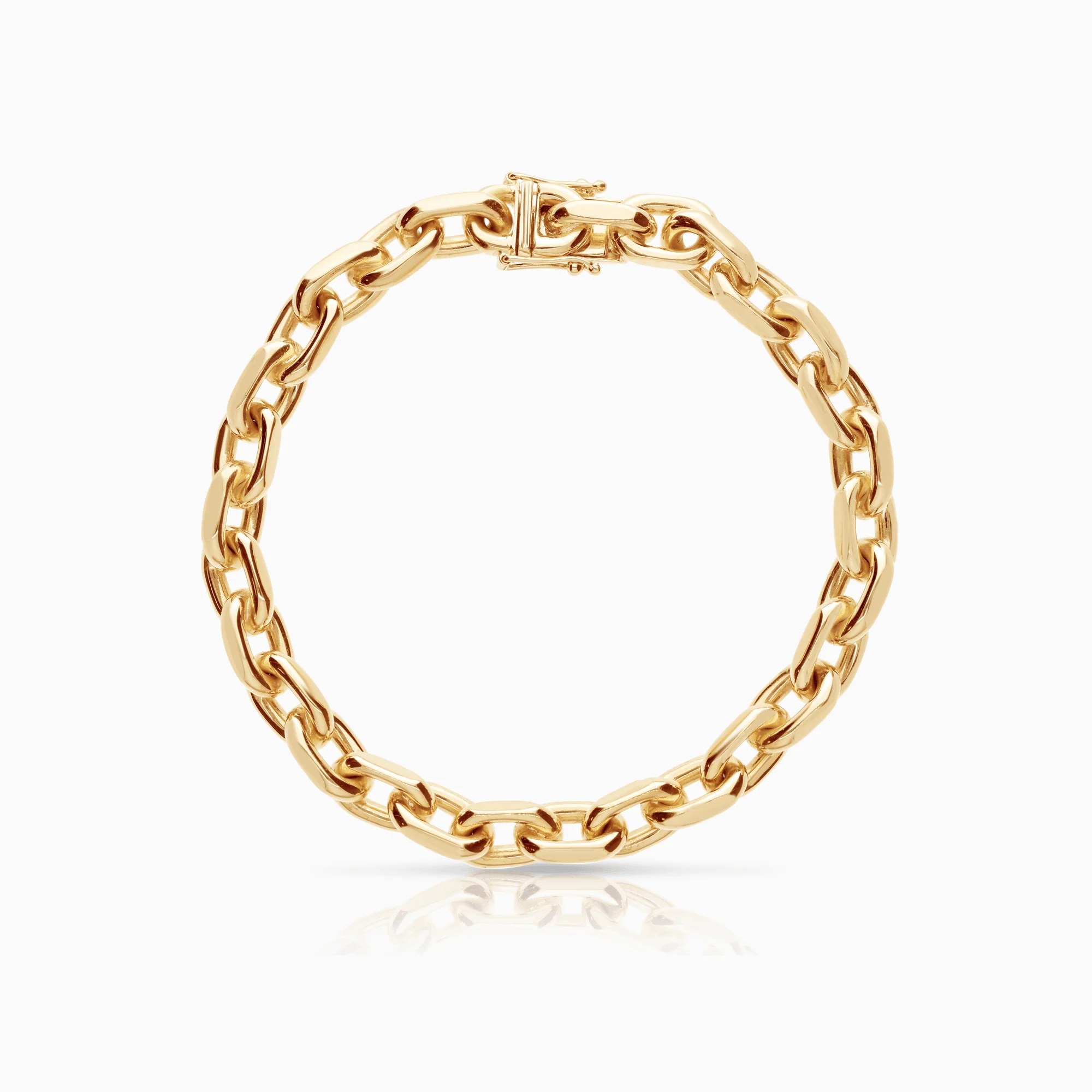 Cable bracelet 52.98g 18K gold