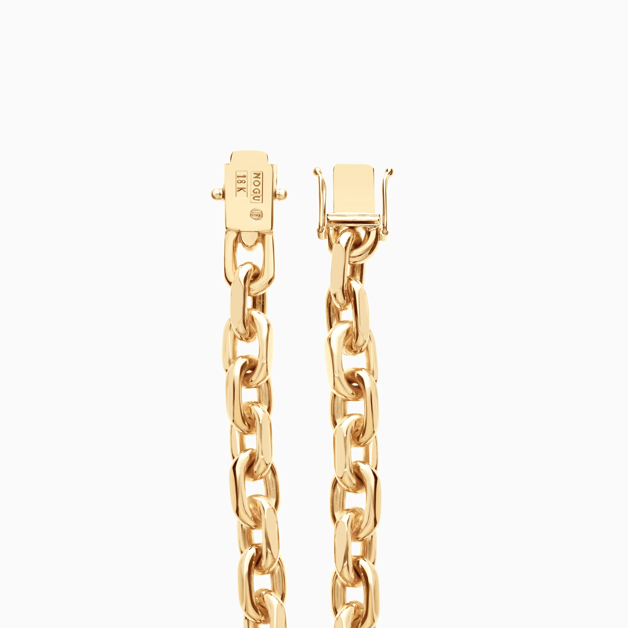 Cable bracelet 52.98g 18K gold - Image 2