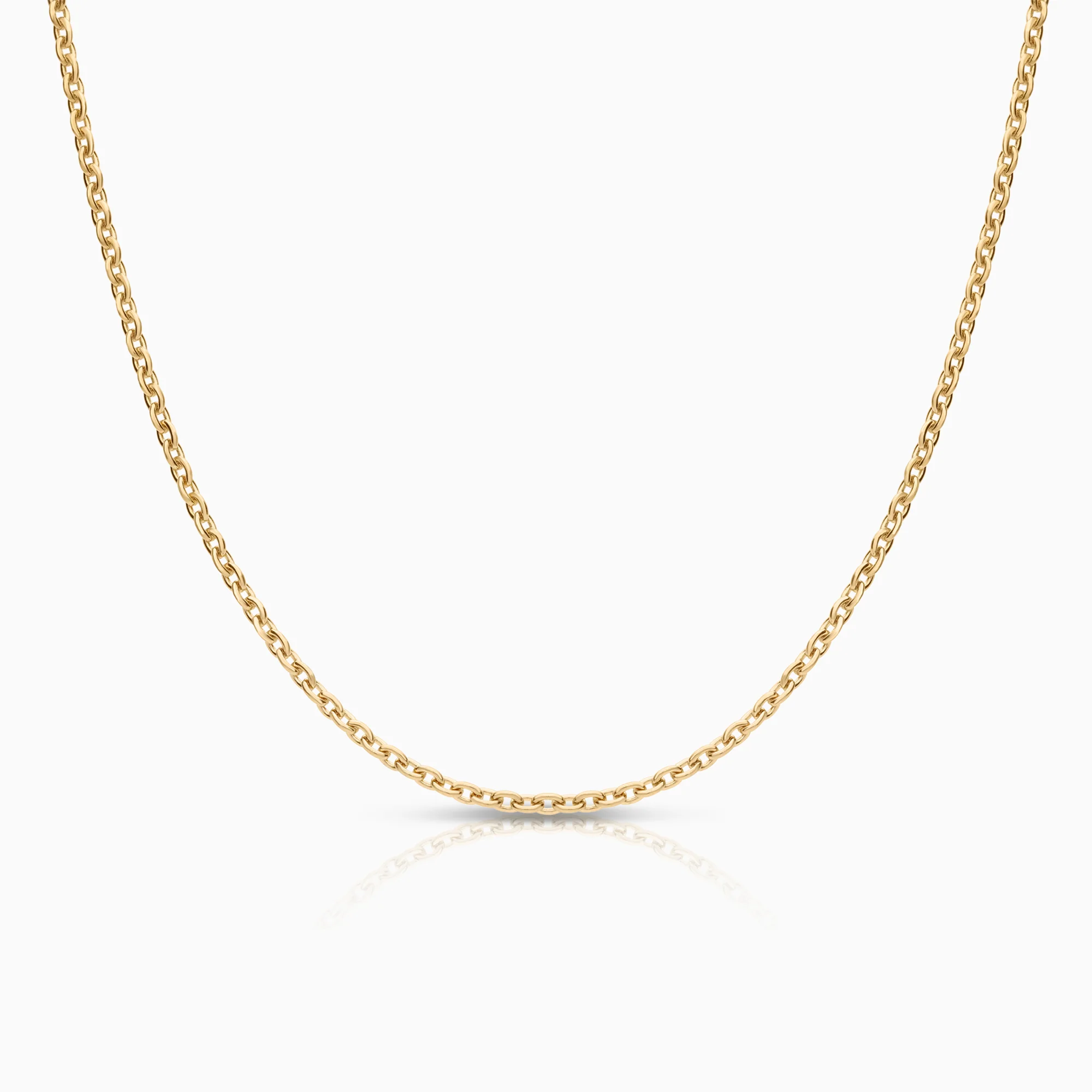 Cable necklace 11.06g 18K gold