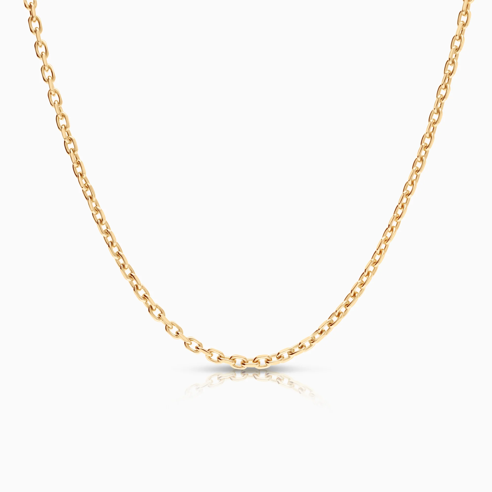 Cable chain necklace 14.66g 18K gold