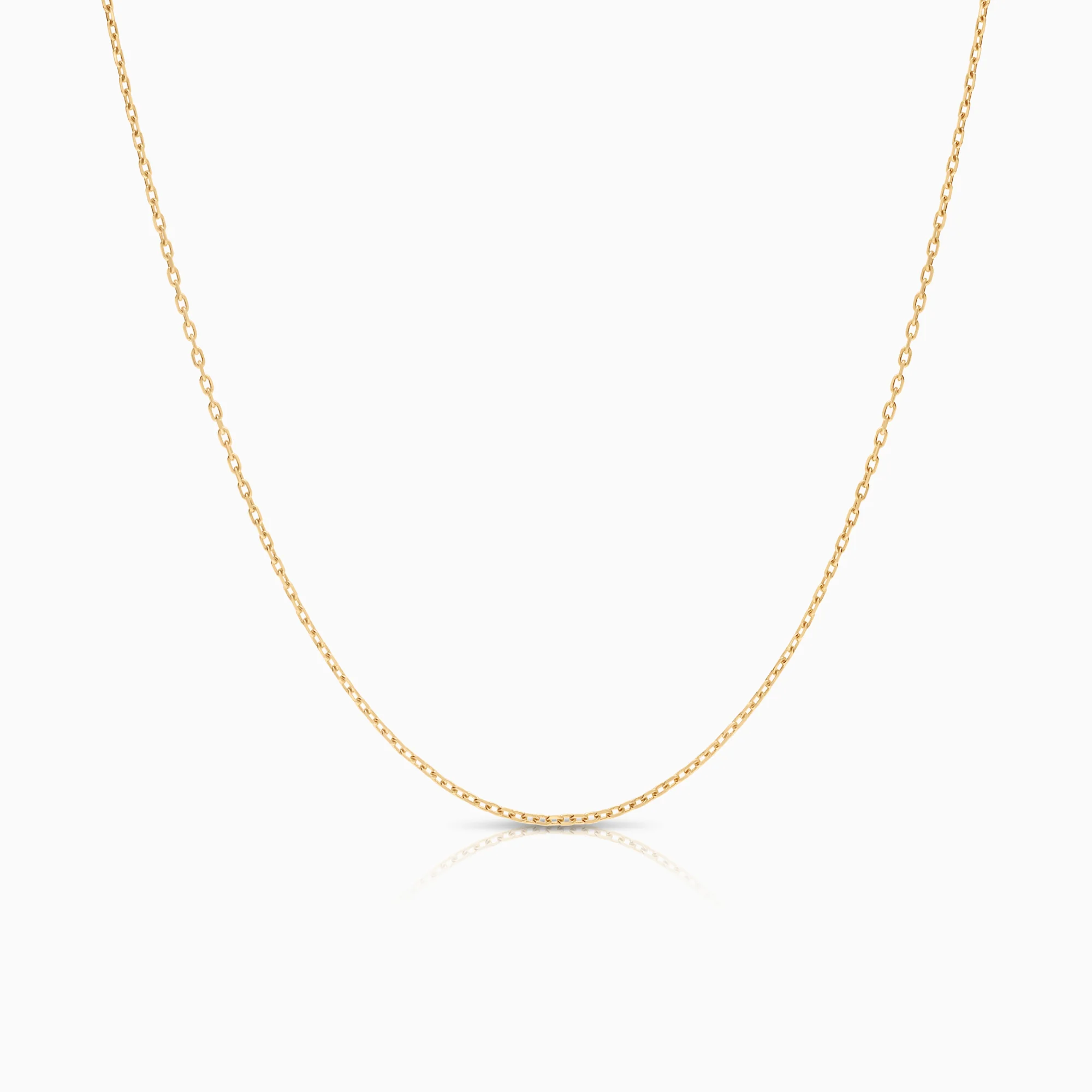 Cable necklace 2.45g 18K gold