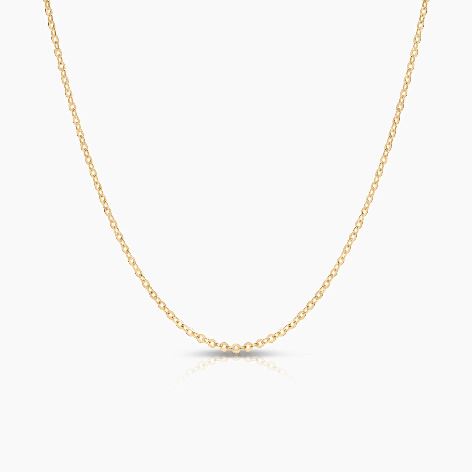 Cable necklace 2.96g 18K gold