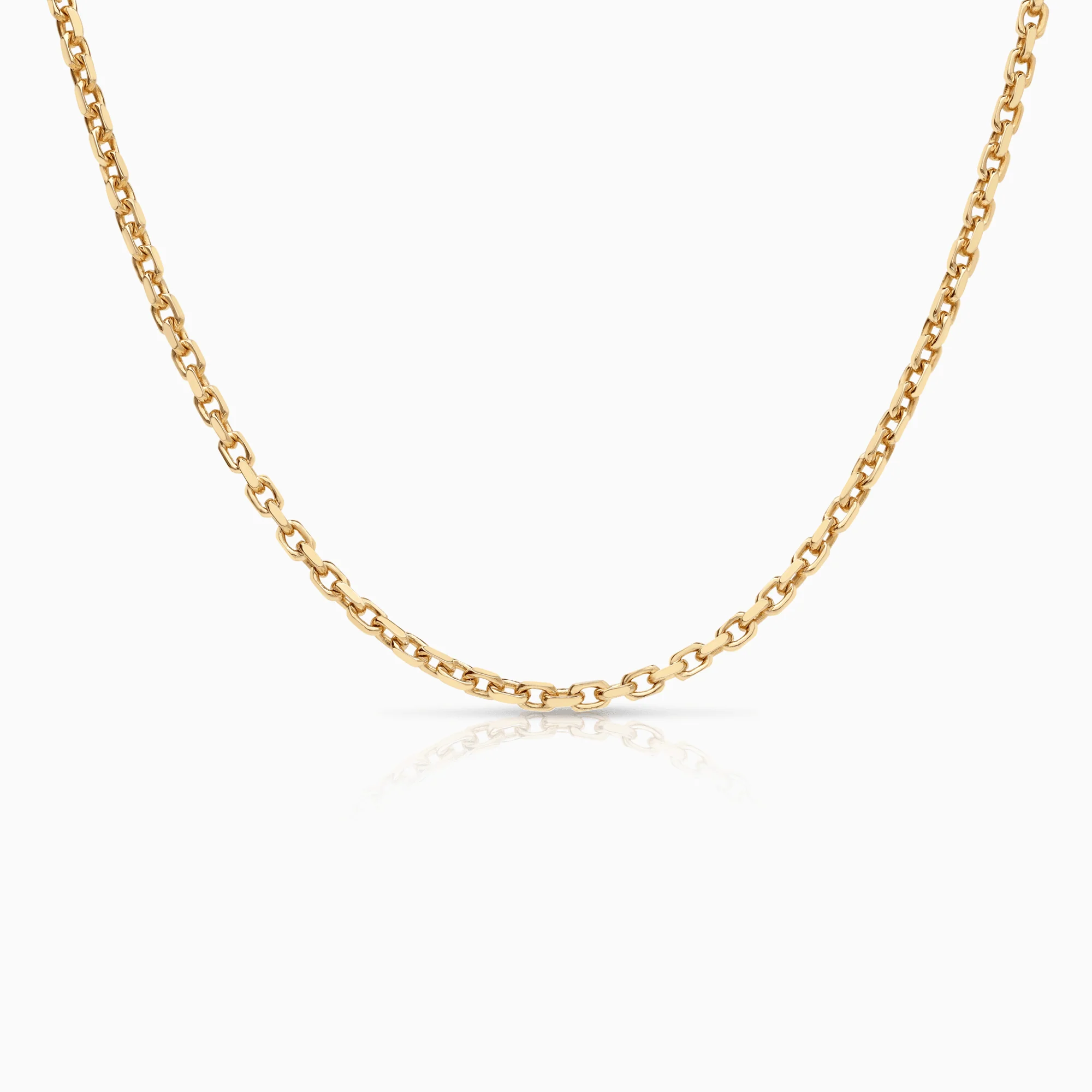 Cable necklace 21.15g 18K gold