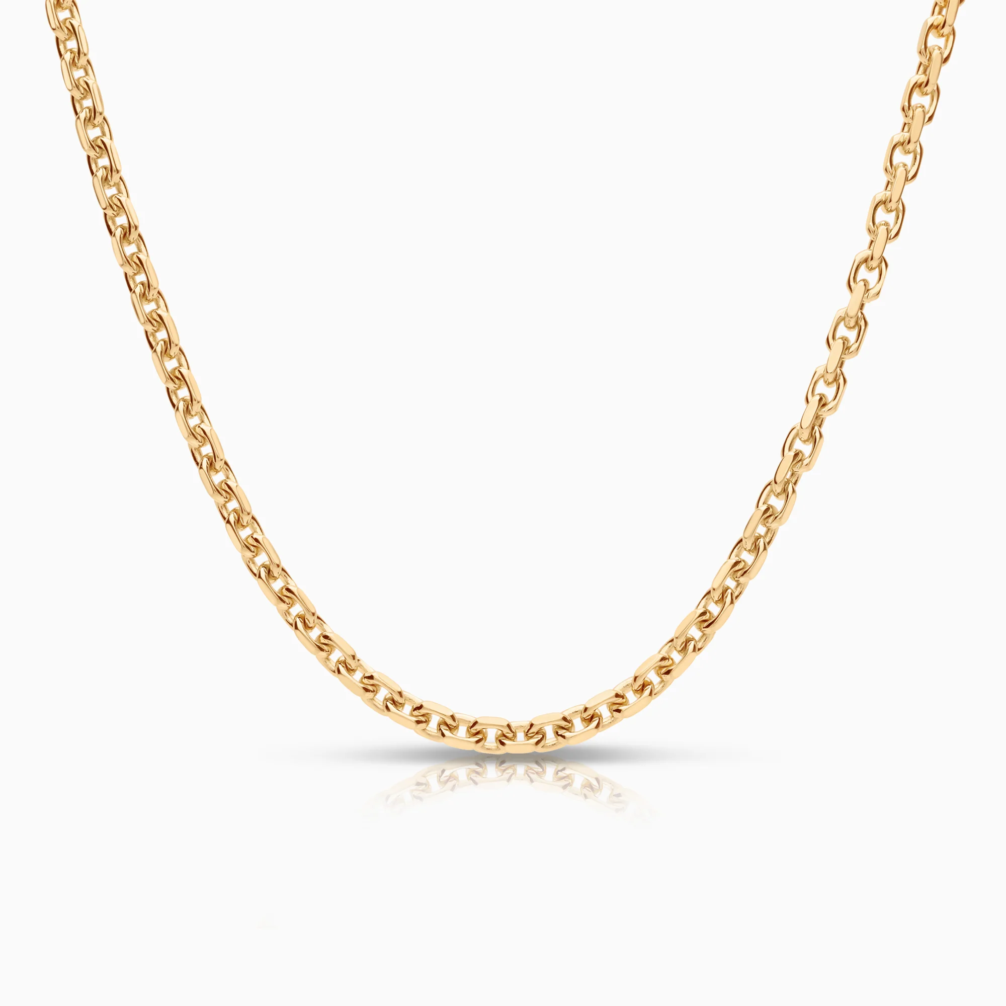 Cable necklace 28.48g 18K gold