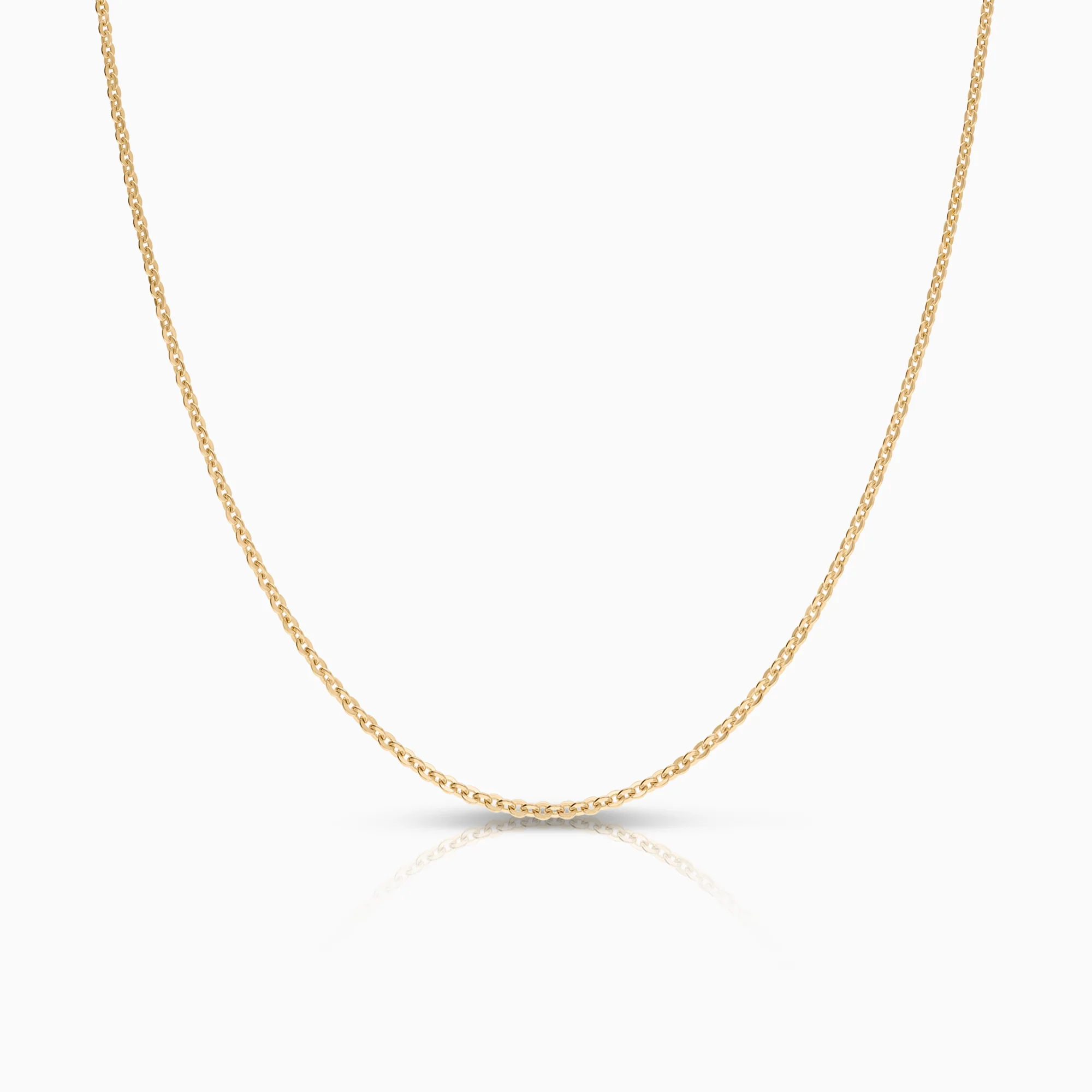 Cable necklace 3.22g 18K gold