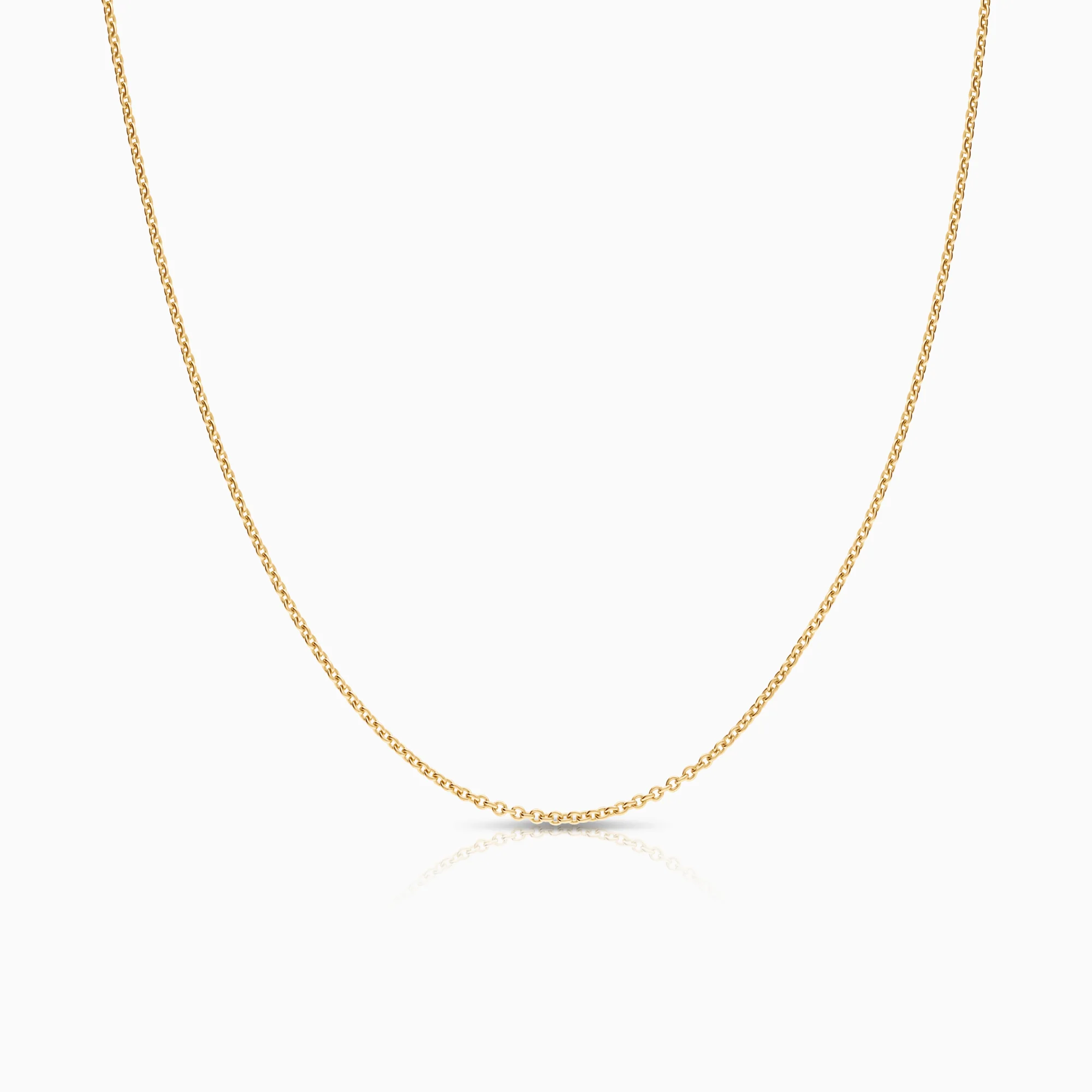 Cable necklace 3.26g 18K gold