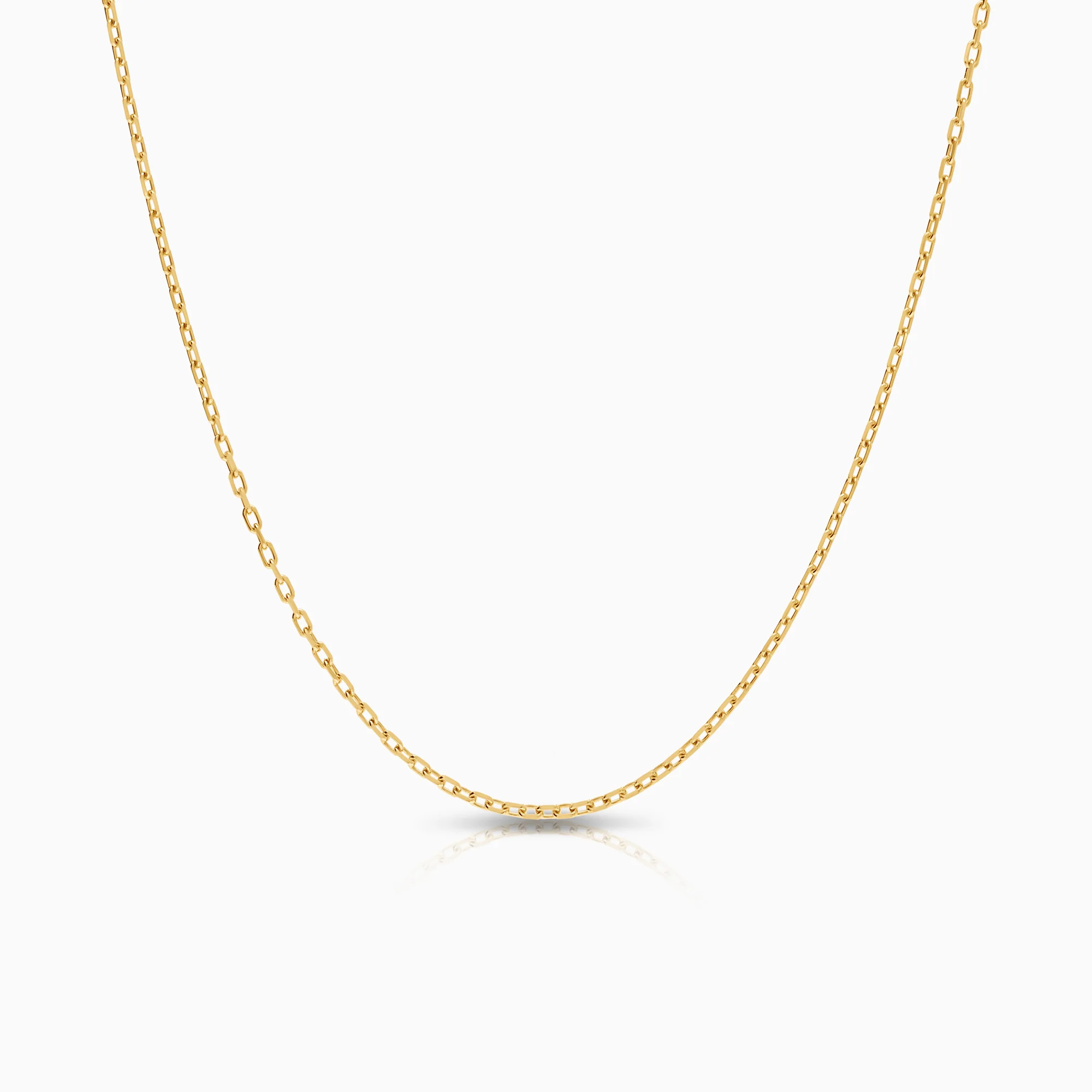 Cable necklace 3.93g 18K gold
