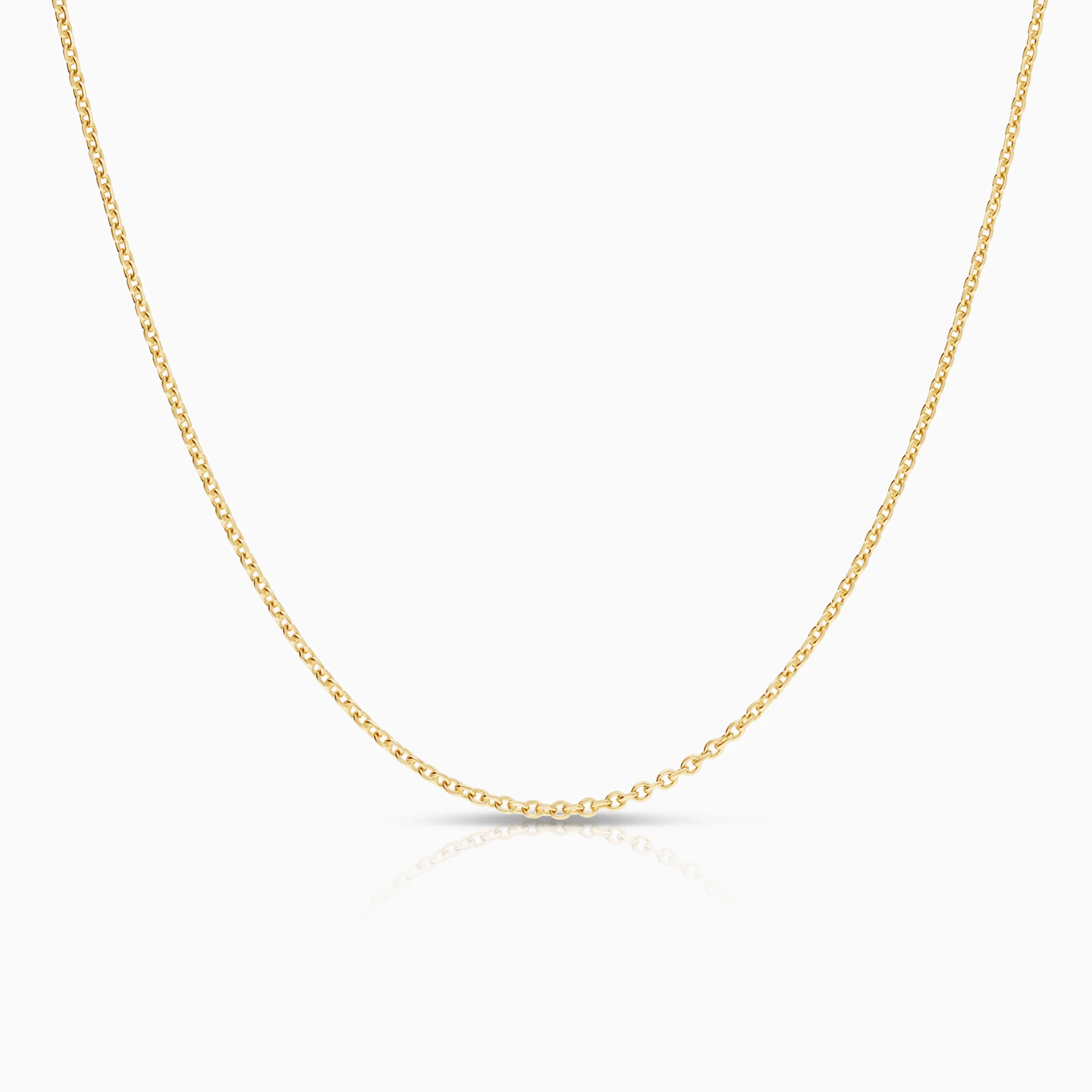 Cable necklace 4.71g 18K gold