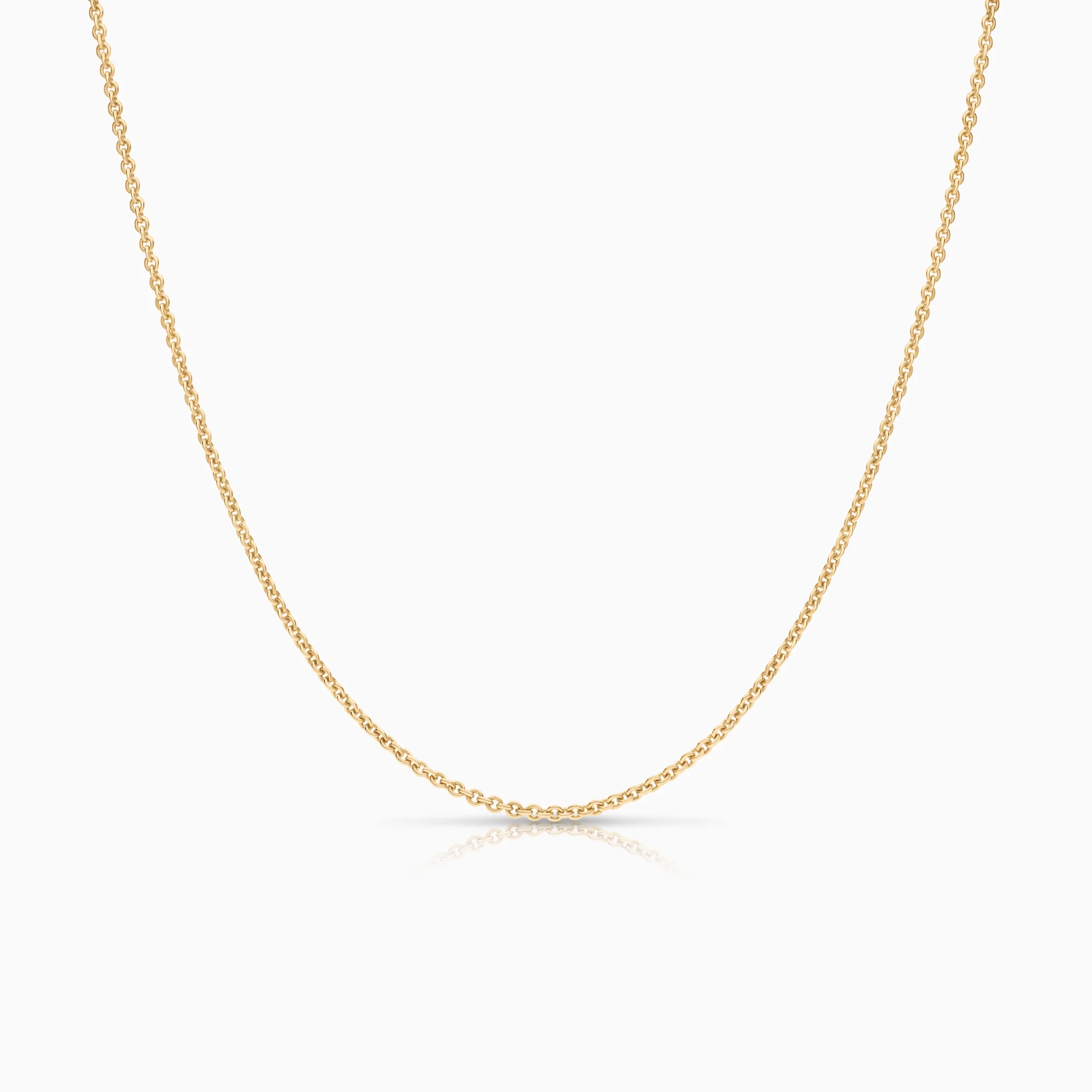 Cable necklace 6.03g 18K gold