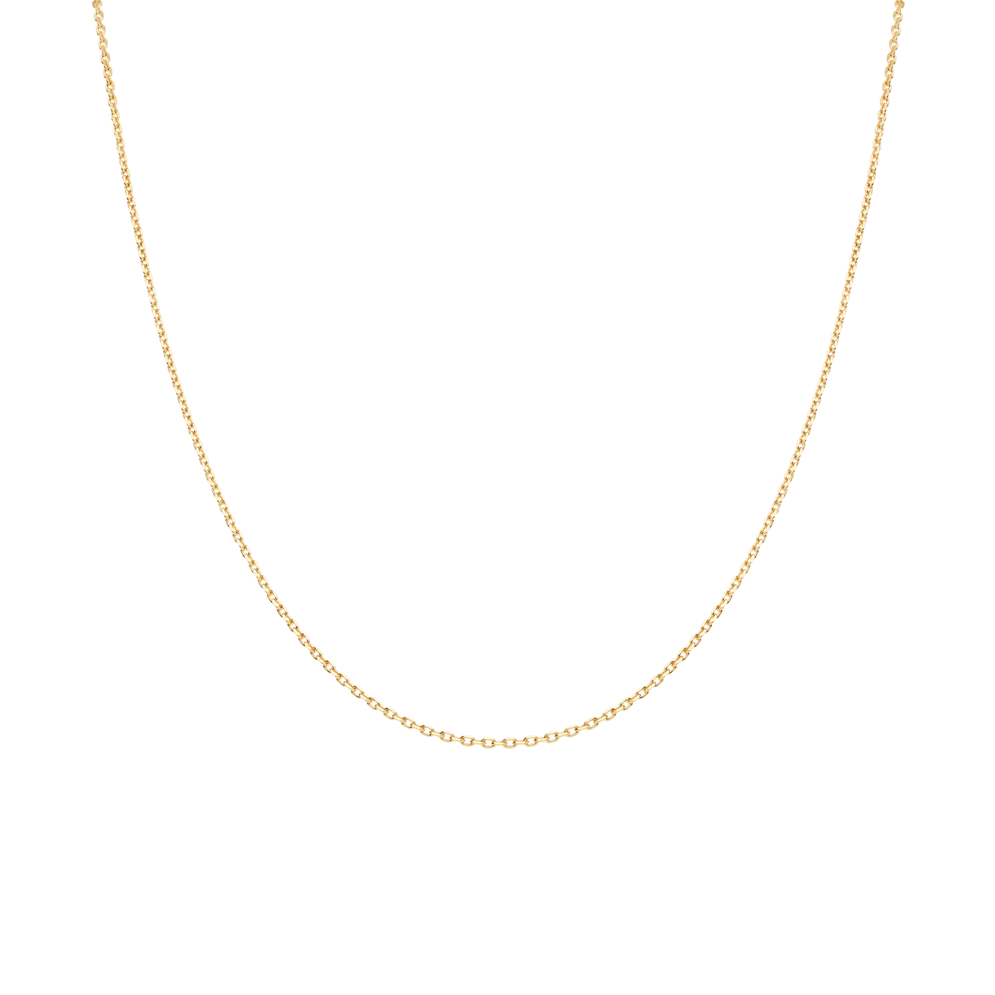 Cable chain 40.5cm 18K gold - Image 2