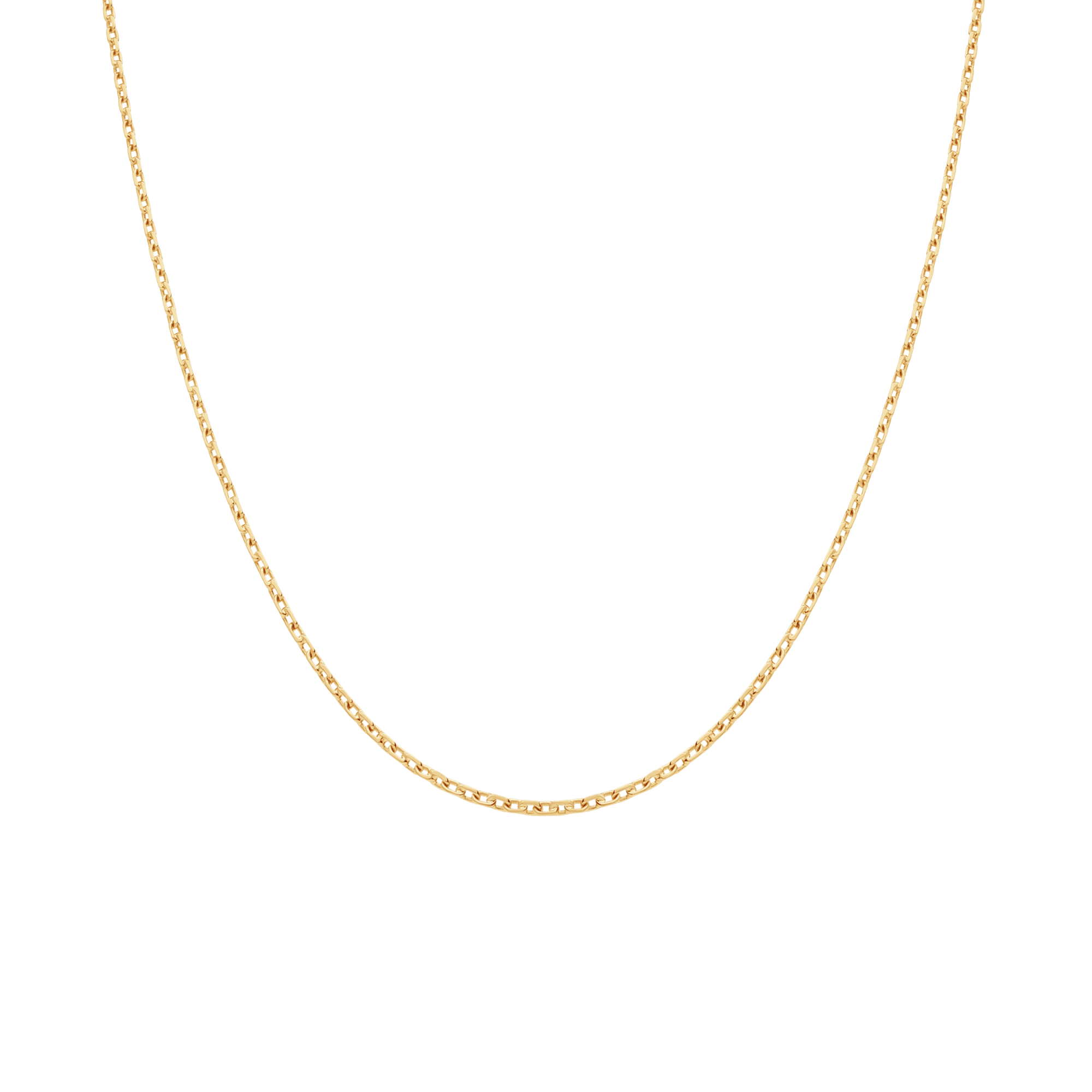 Cable chain 44.5cm 18K gold - Image 2