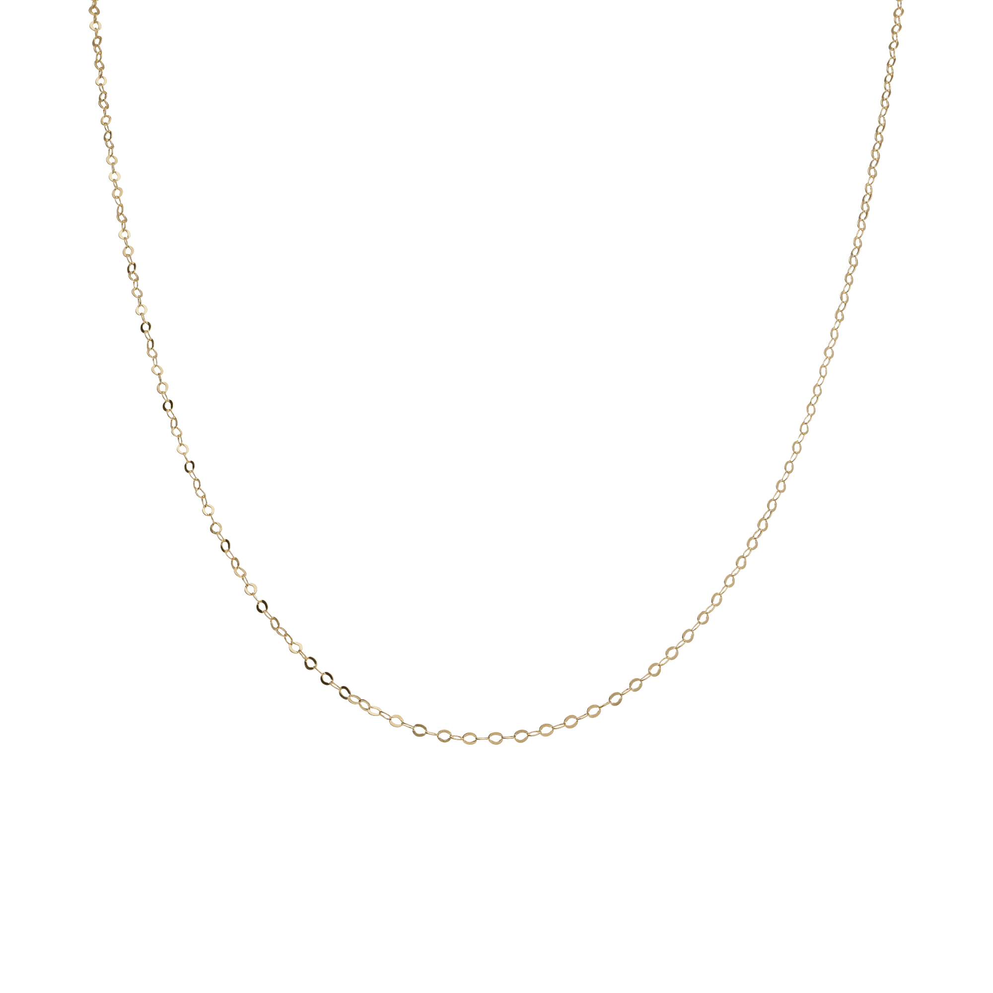 Cable chain 50cm 18K gold