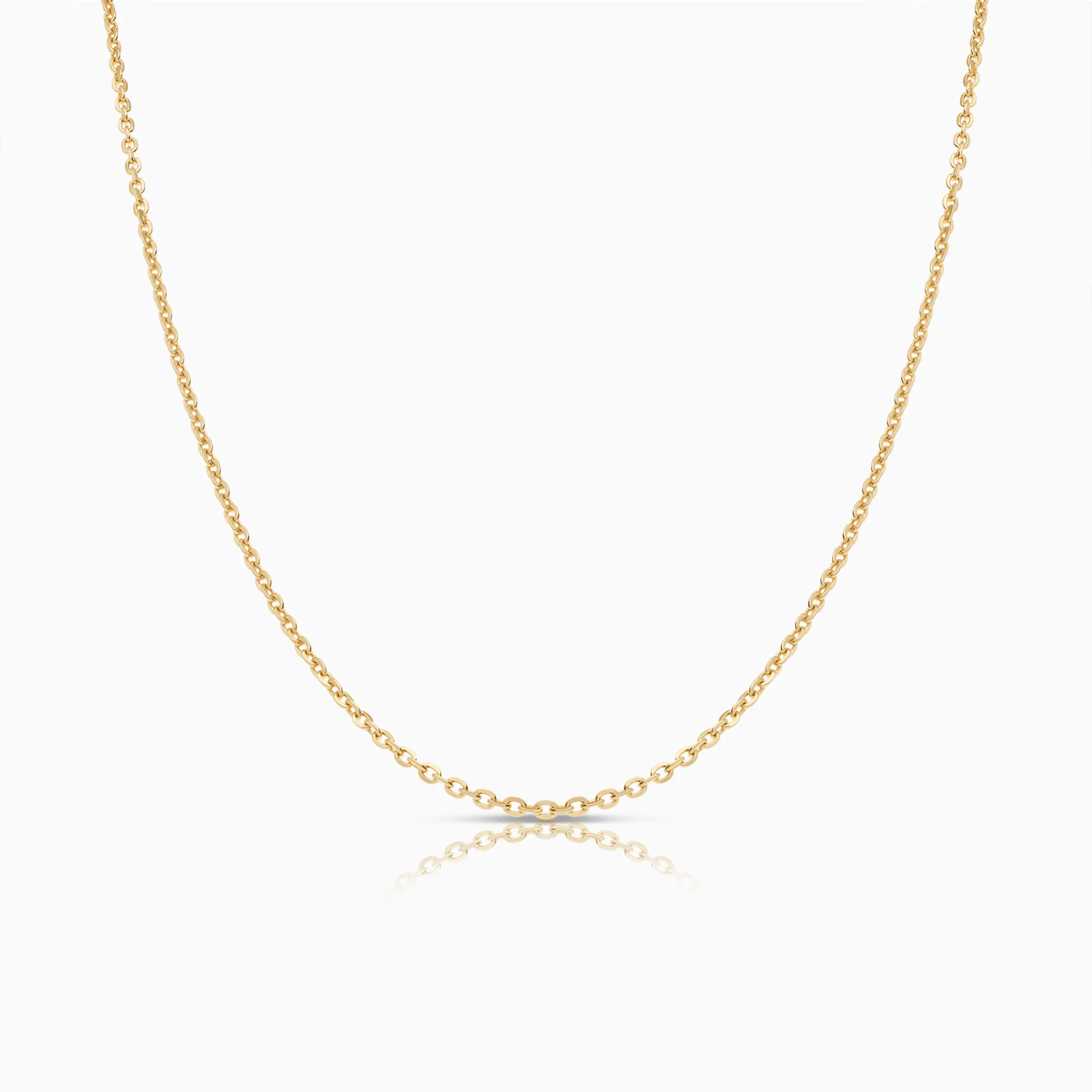 Cable Chain 51cm 18K Gold