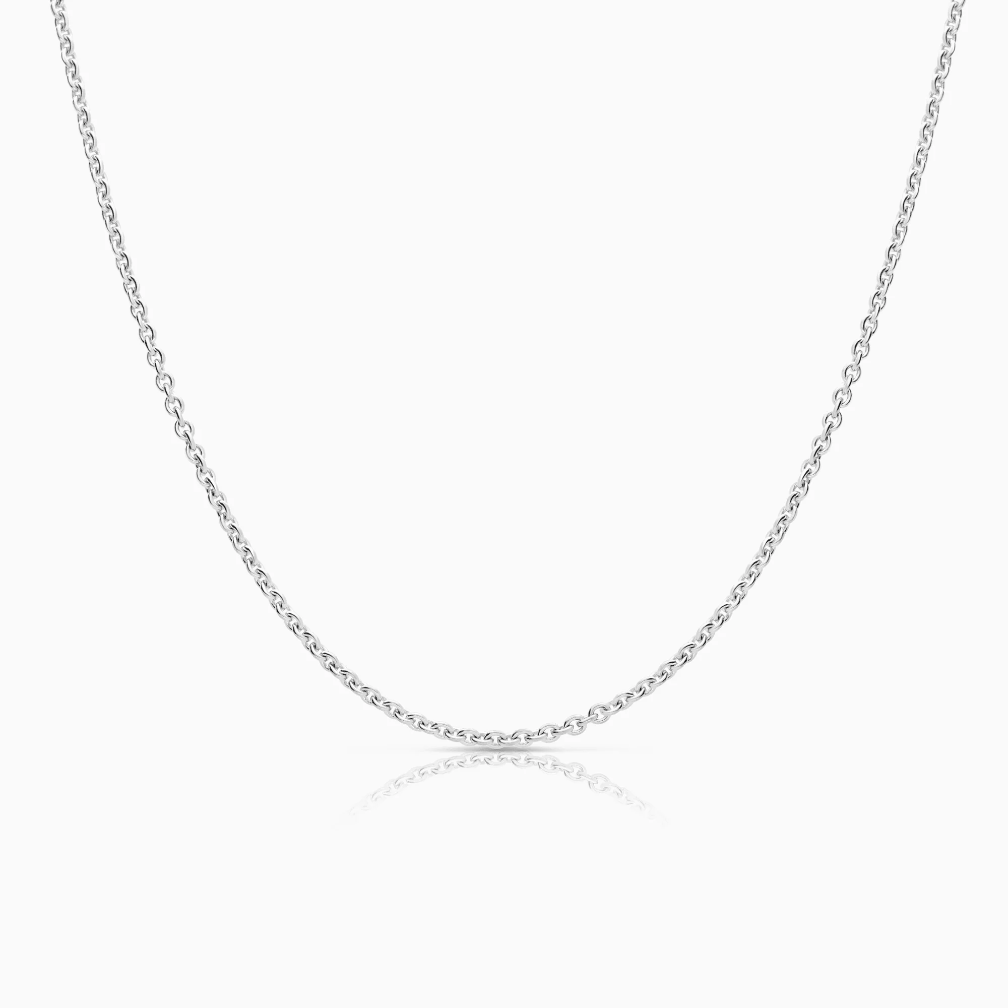 Cable link 11.20g 18K white gold