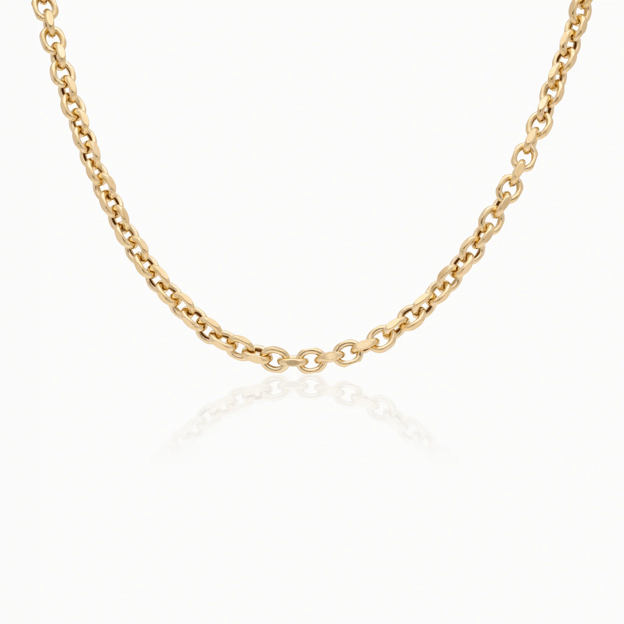 Cable link 22.0g 18K gold