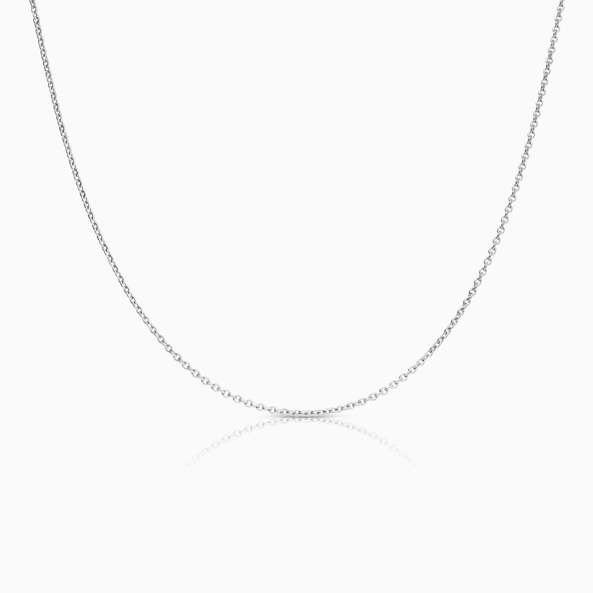 Cable chain 4.59g 18K white gold