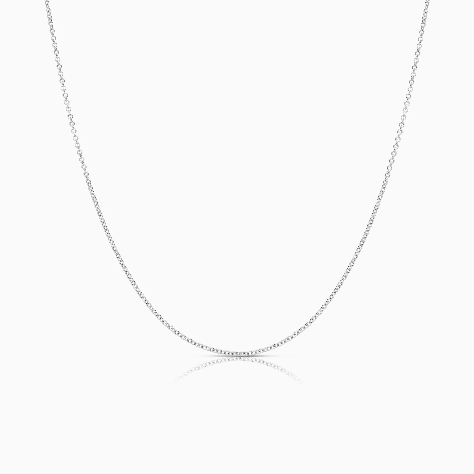 Cable chain 45cm 18K gold