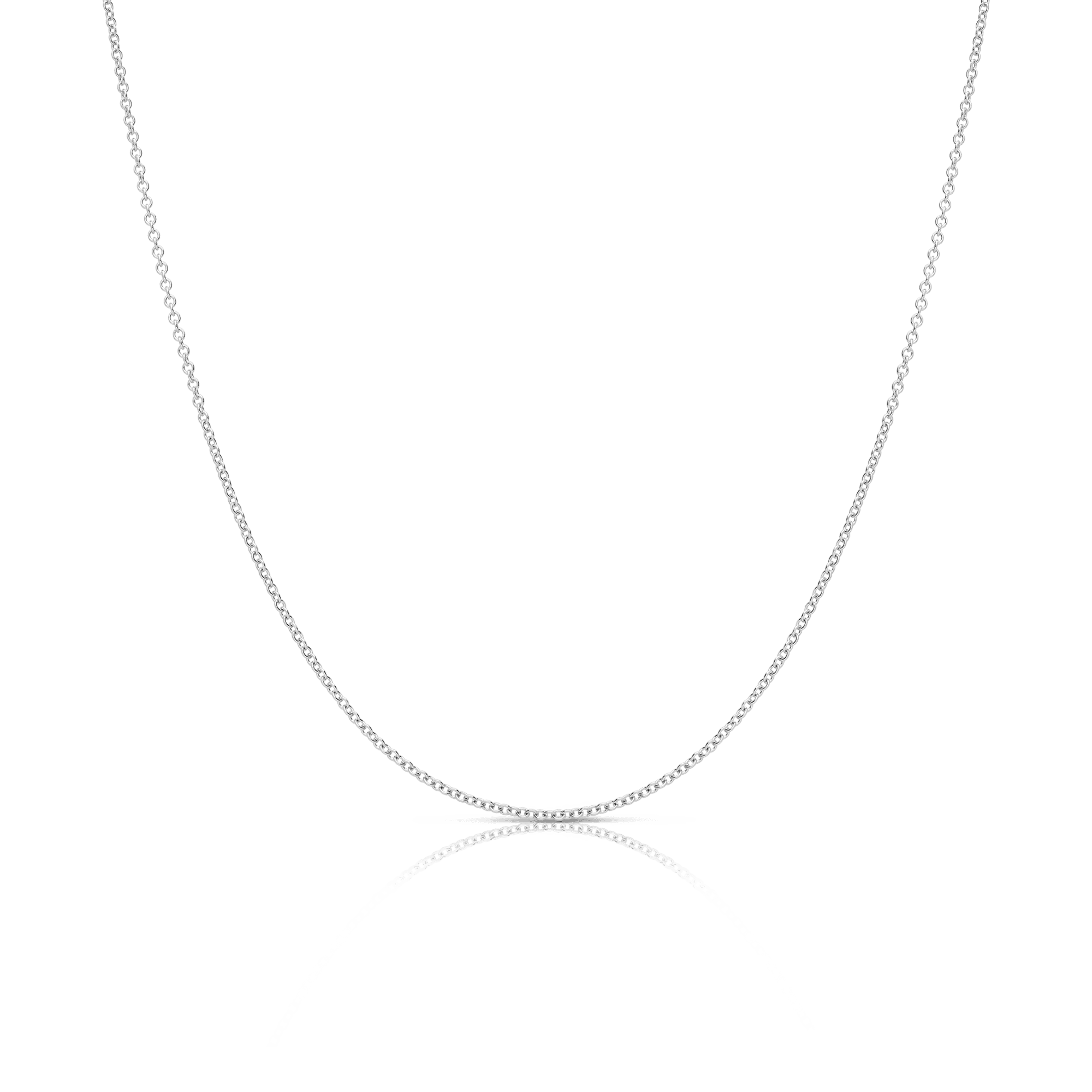 Cable chain 45cm 18K gold - Image 2