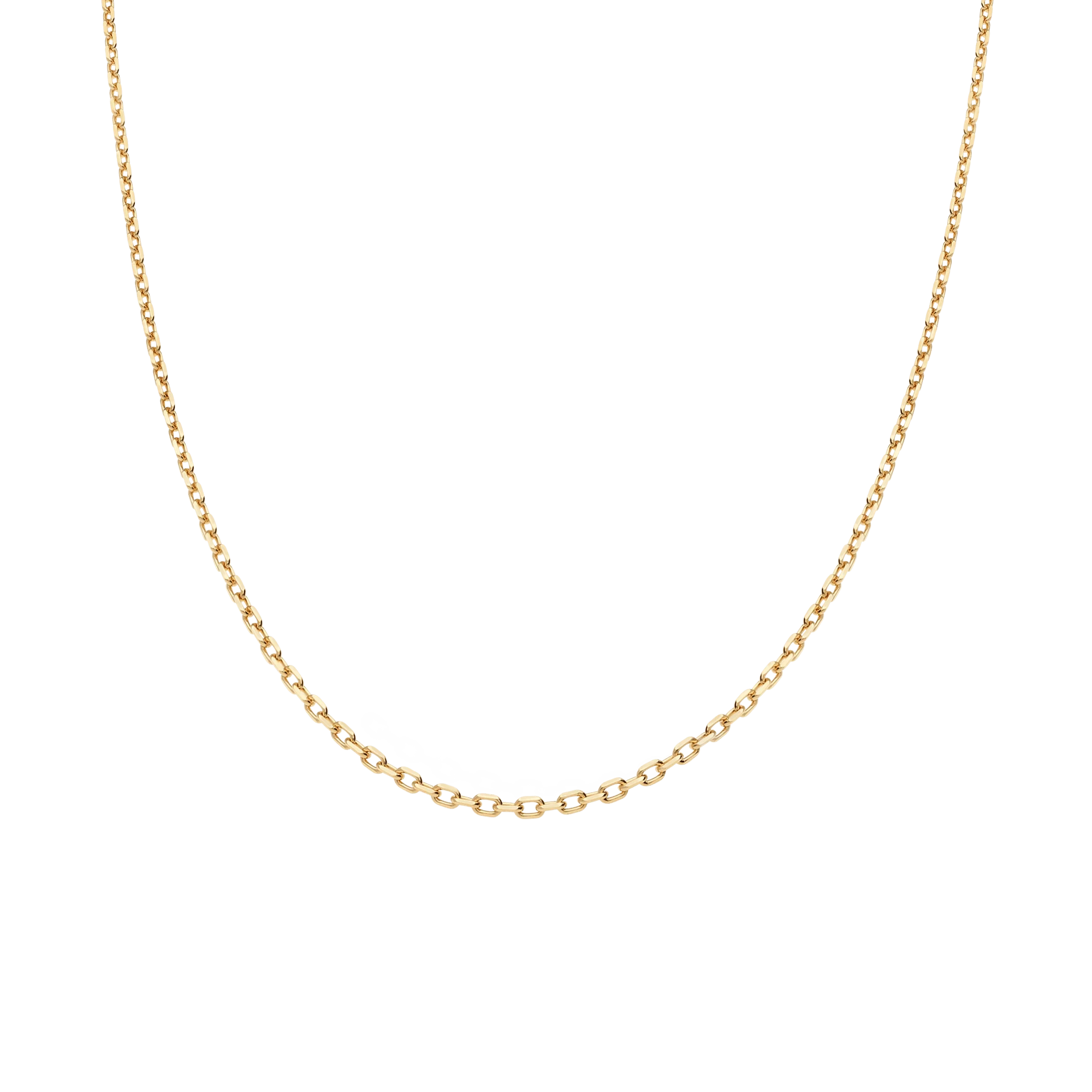 Cable chain 49.5cm 18K gold - Image 2