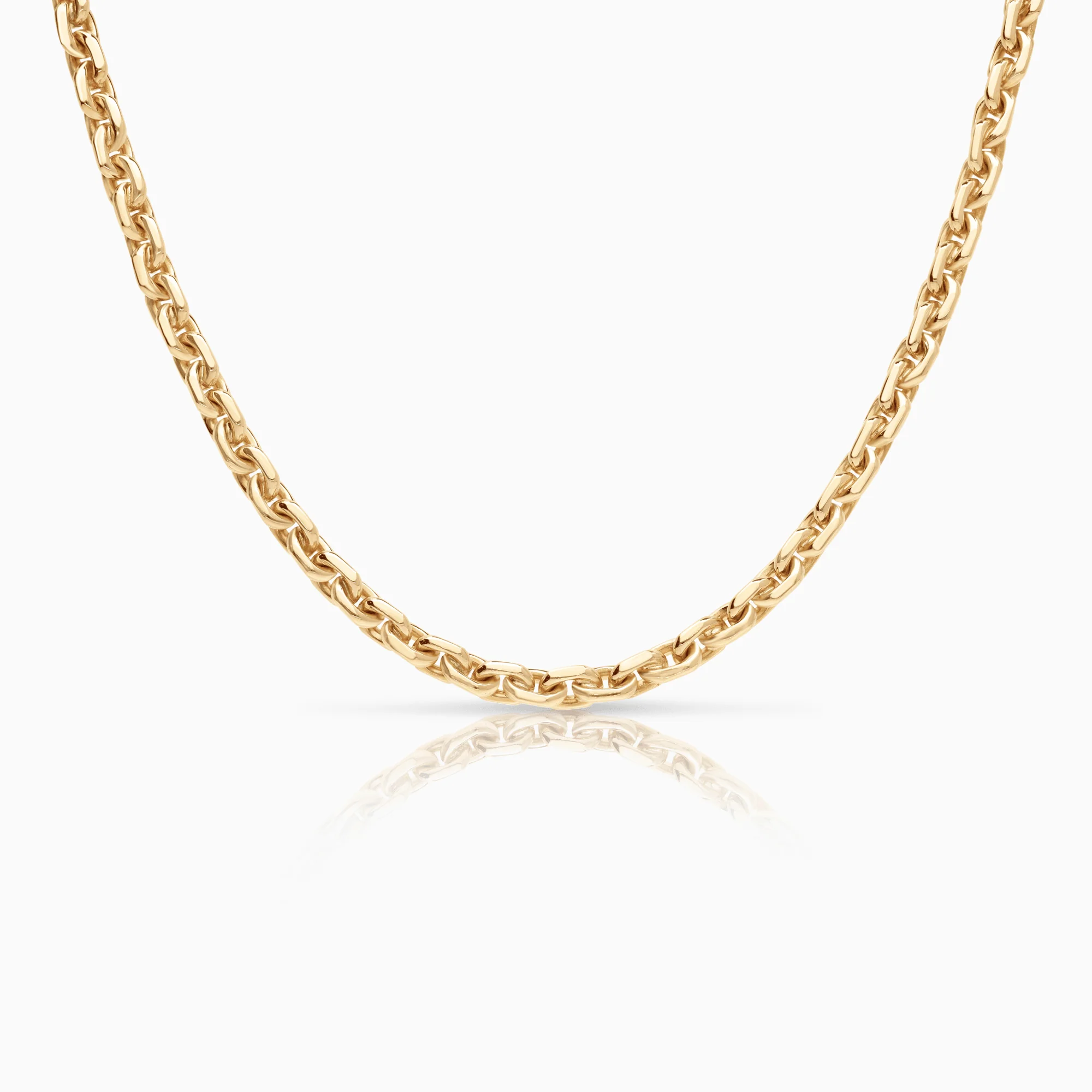 Cable link 69.76g 18K gold