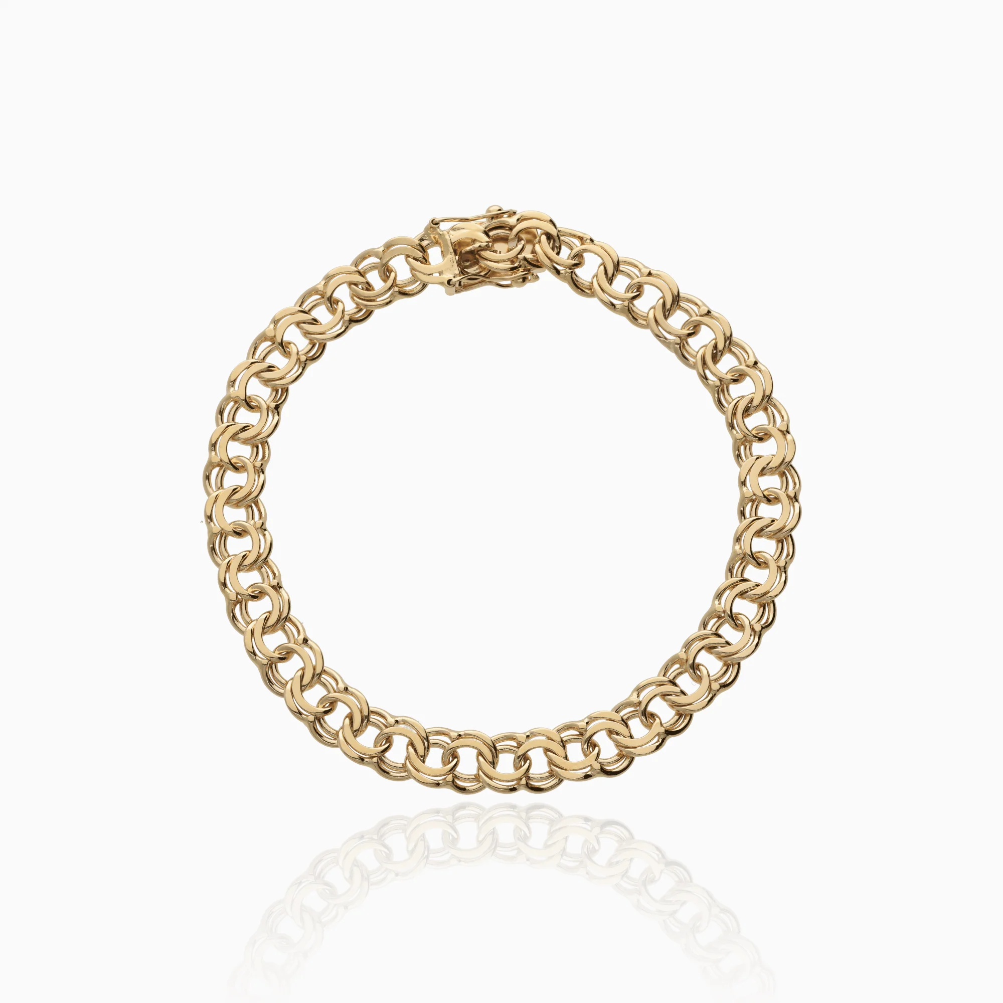 Bismarck bracelet 17.21g 18K gold
