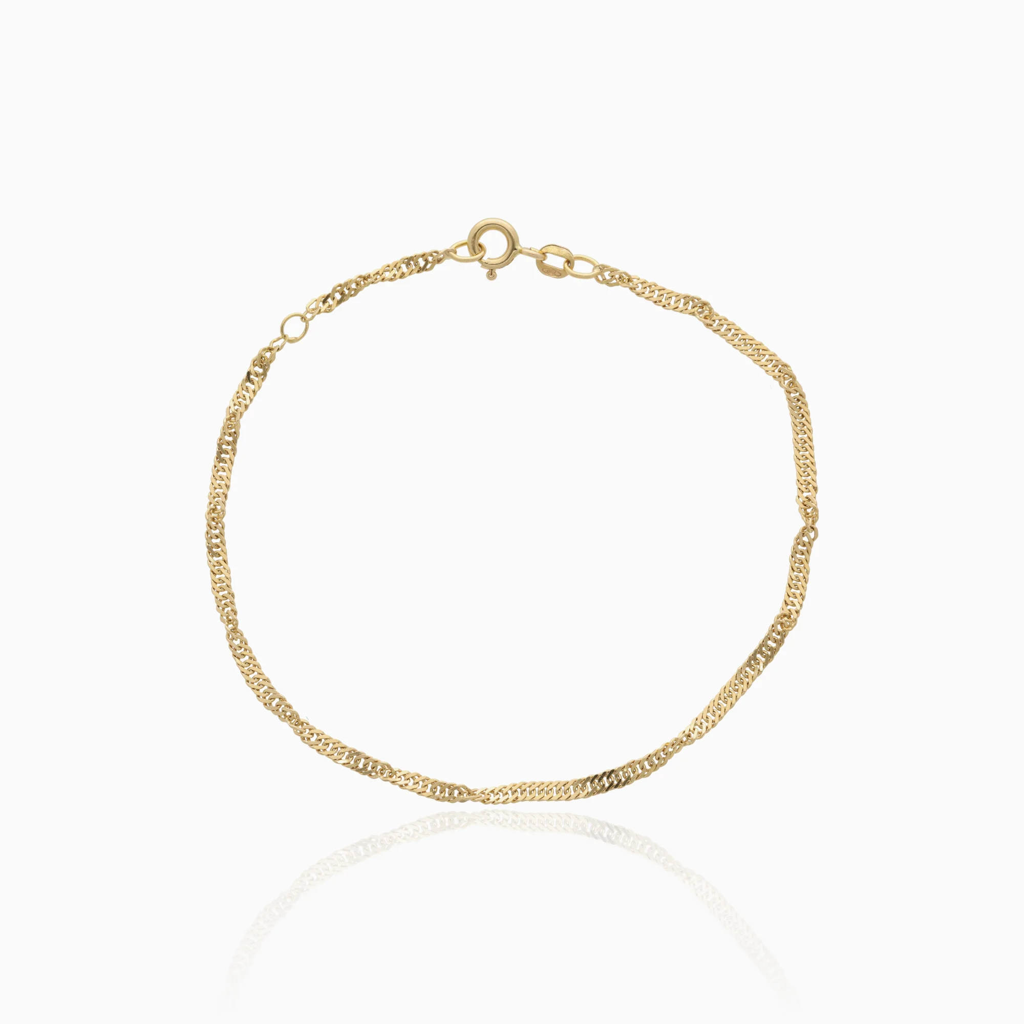 Fantasy bracelet 2.6g 18K gold