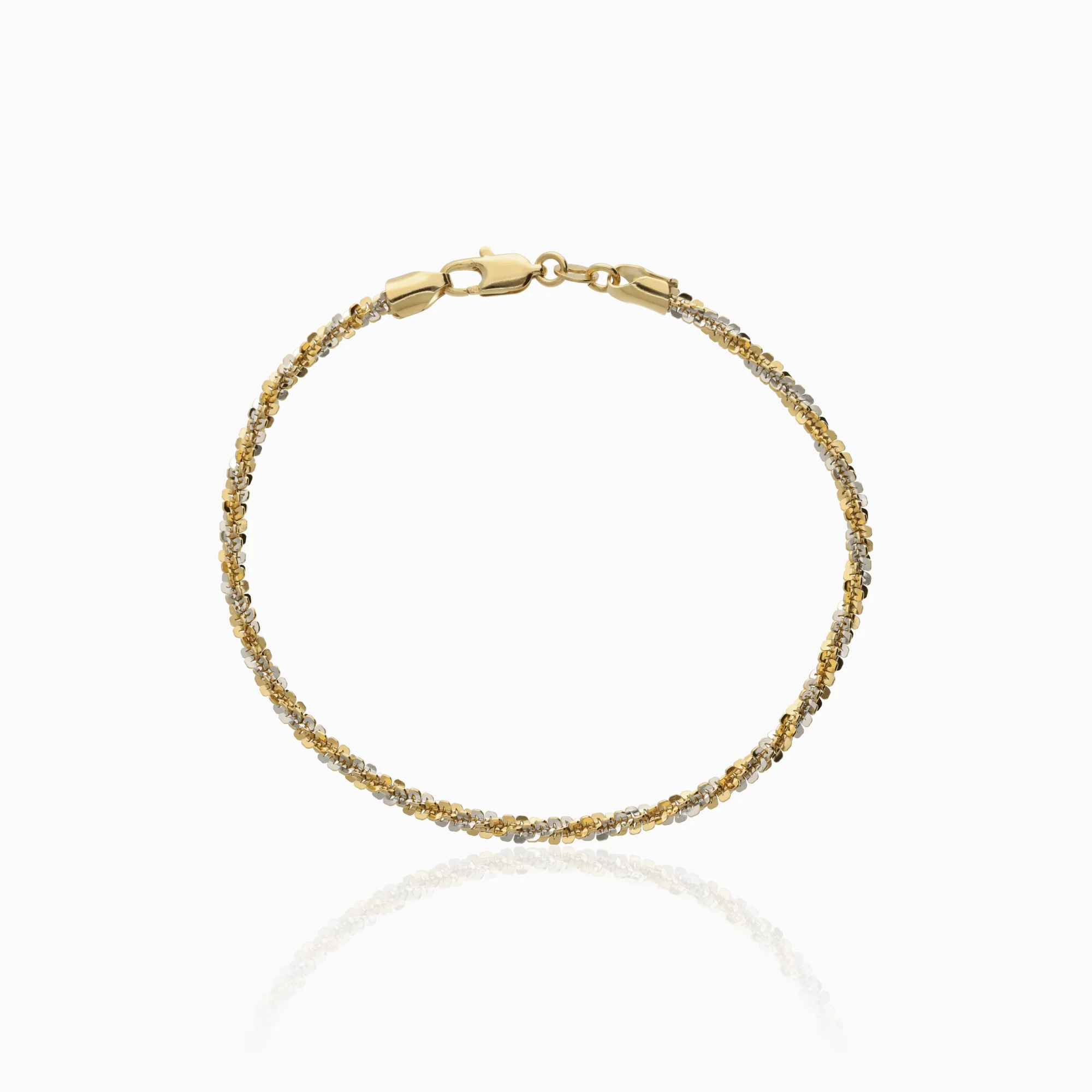 Fantasy bracelet 5.52g 18K white/yellow gold