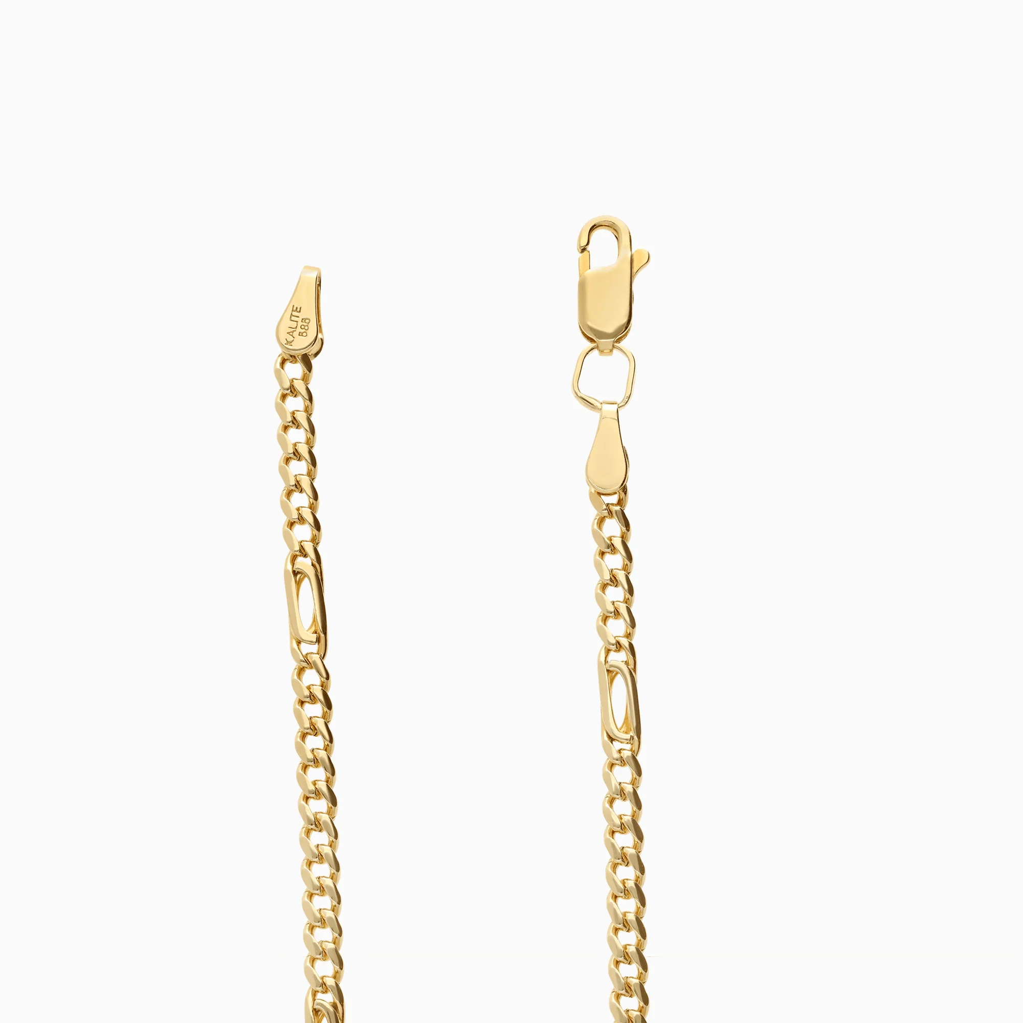Figaro bracelet 7.25g 14K gold - Image 2