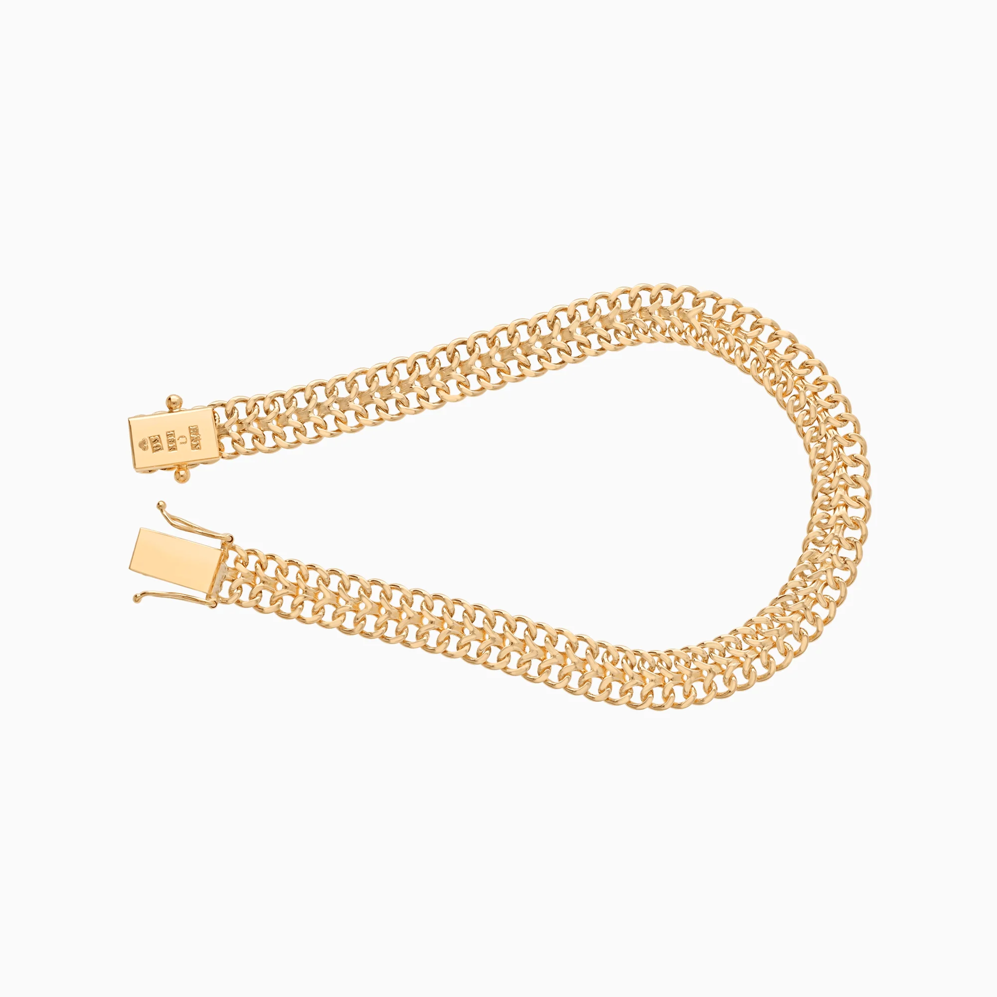 Fishbone bracelet 10.88g 18K gold - Image 2