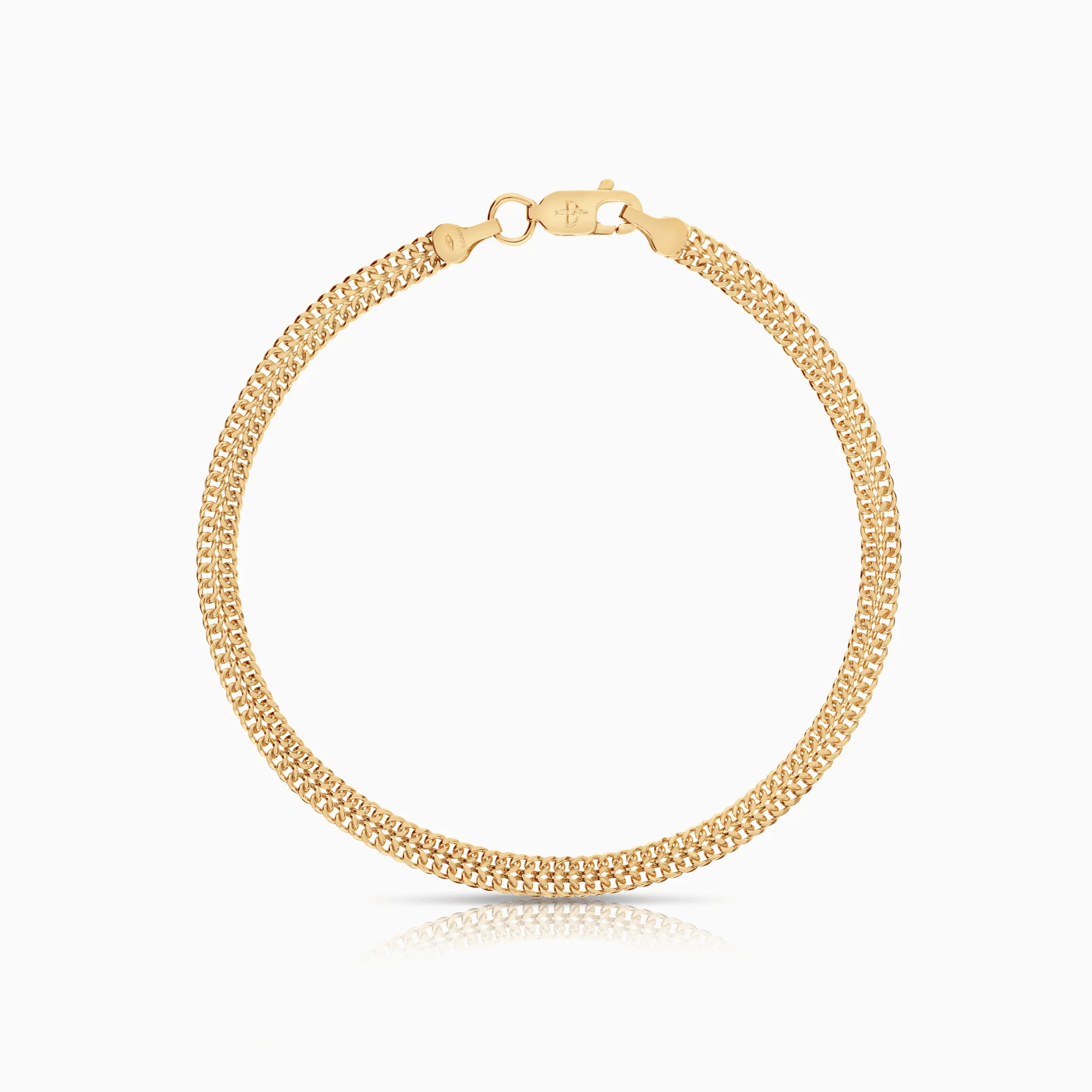 Fishbone bracelet 4.38g 18K gold
