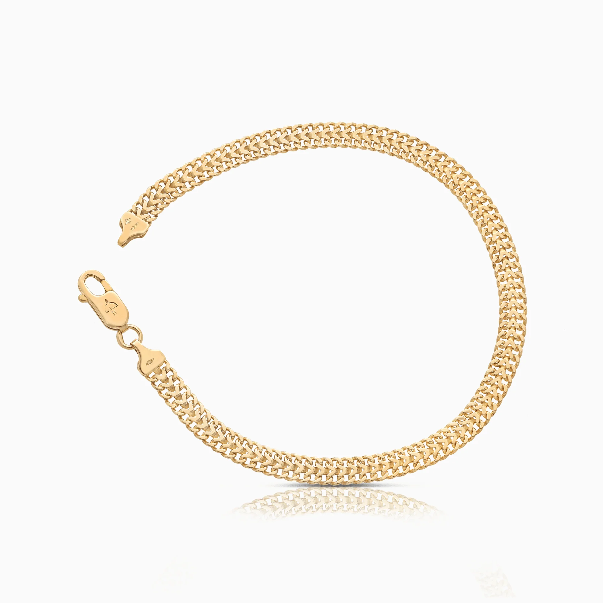 Fishbone bracelet 6.30g 18K gold - Image 2