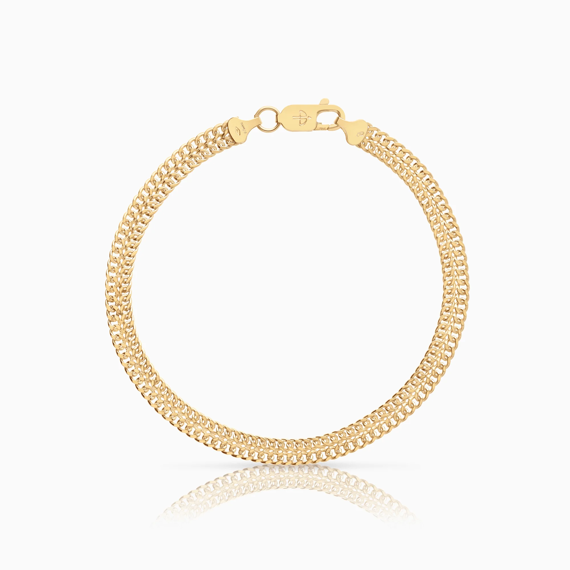 Fishbone bracelet 6.46g 18K gold
