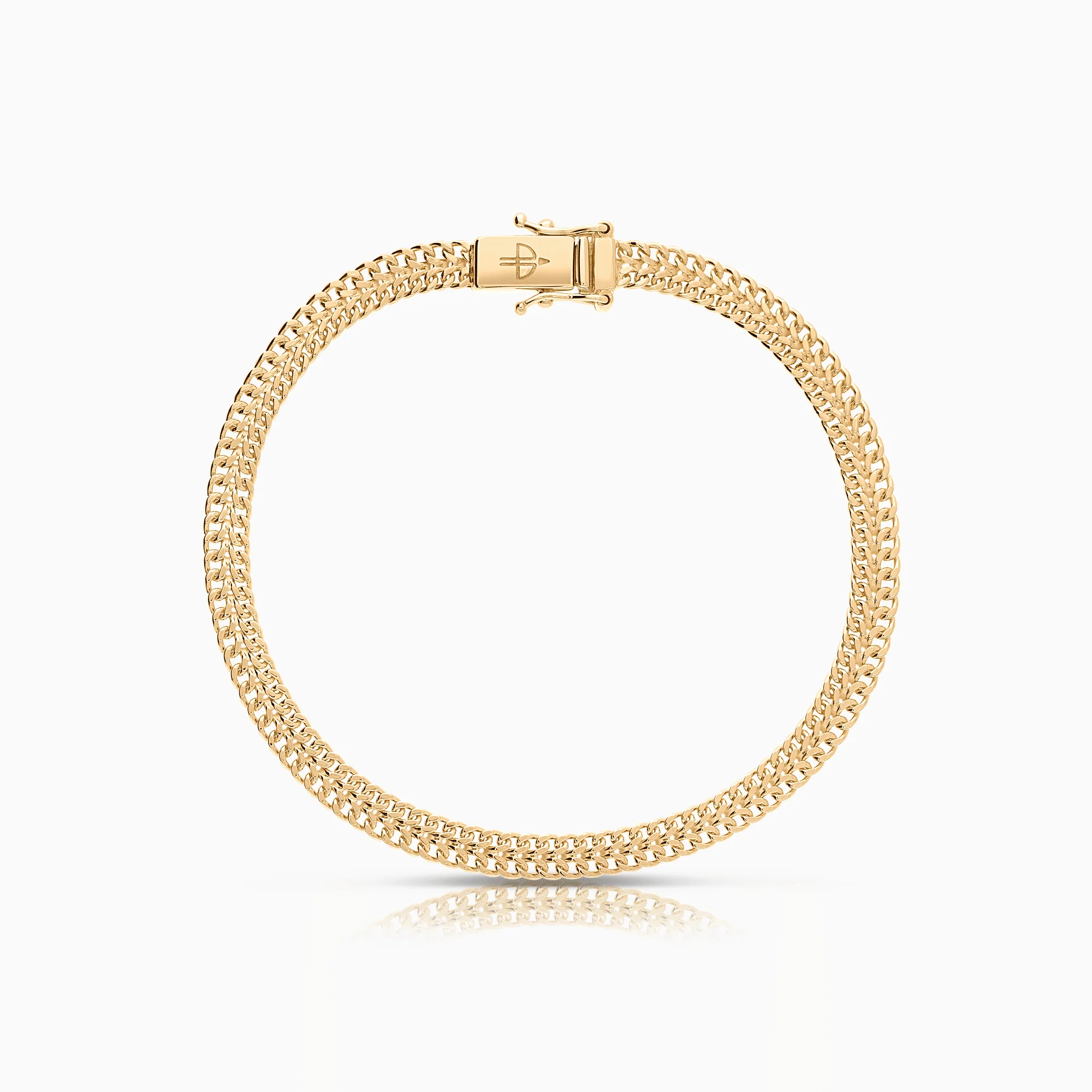 Herringbone bracelet 7.86g 18K gold