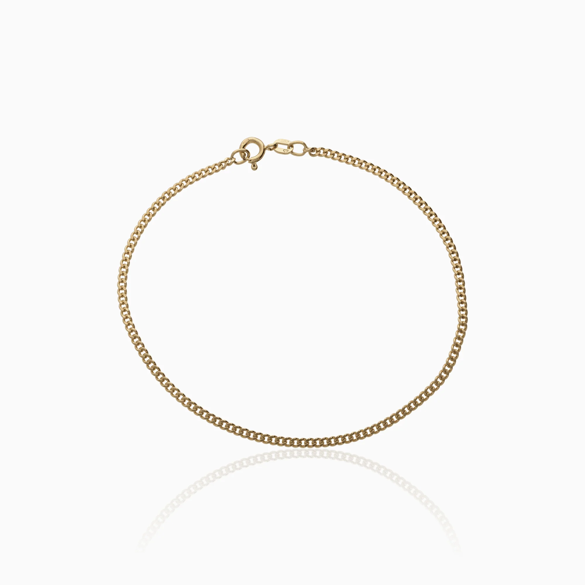 Curb bracelet 3.40g 18K gold