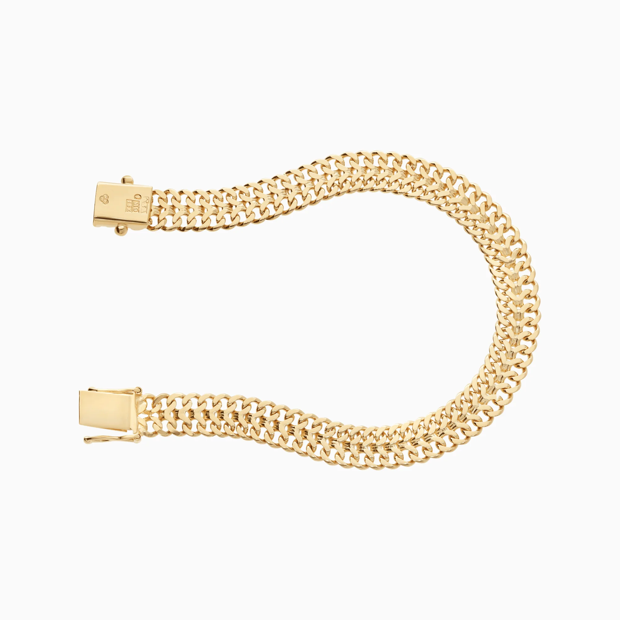 Fishbone bracelet 17.18g 18K gold - Image 2