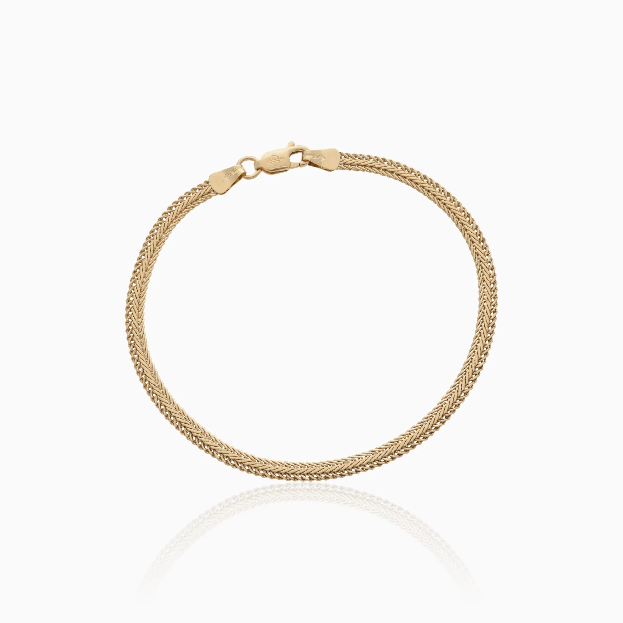 Fox tail bracelet 4.50g 18K gold