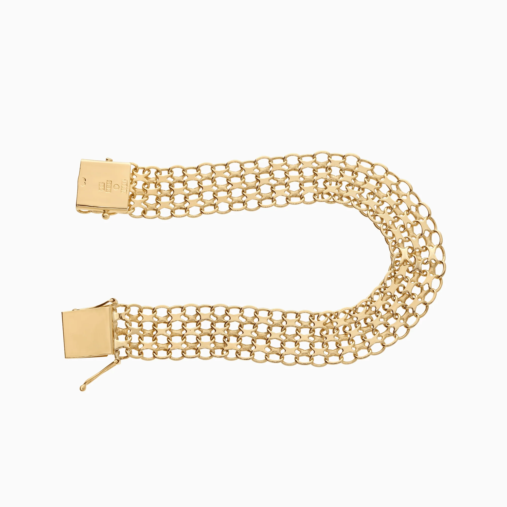 X-link bracelet 16.55g 18K gold - Image 3